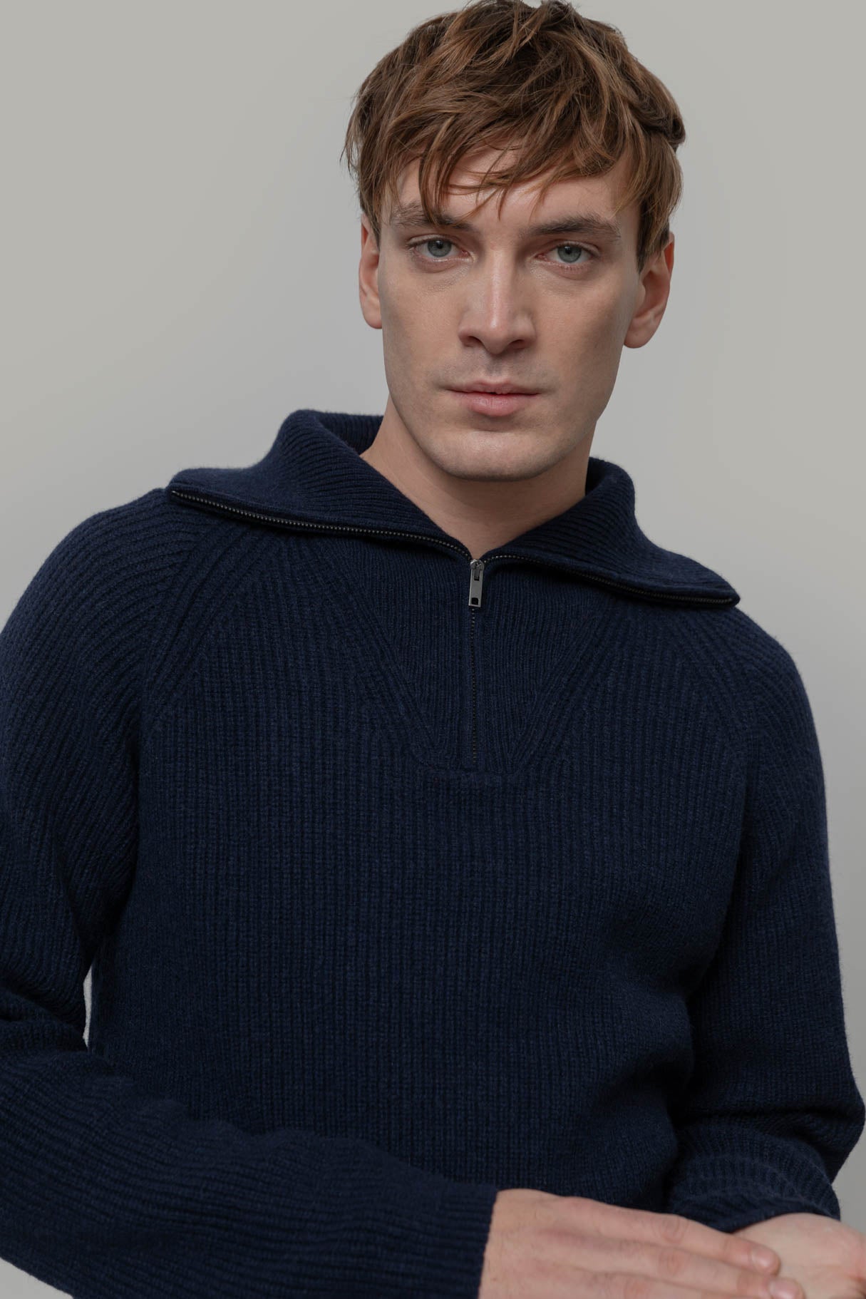 Half-Zip Sweater Stefano Navy