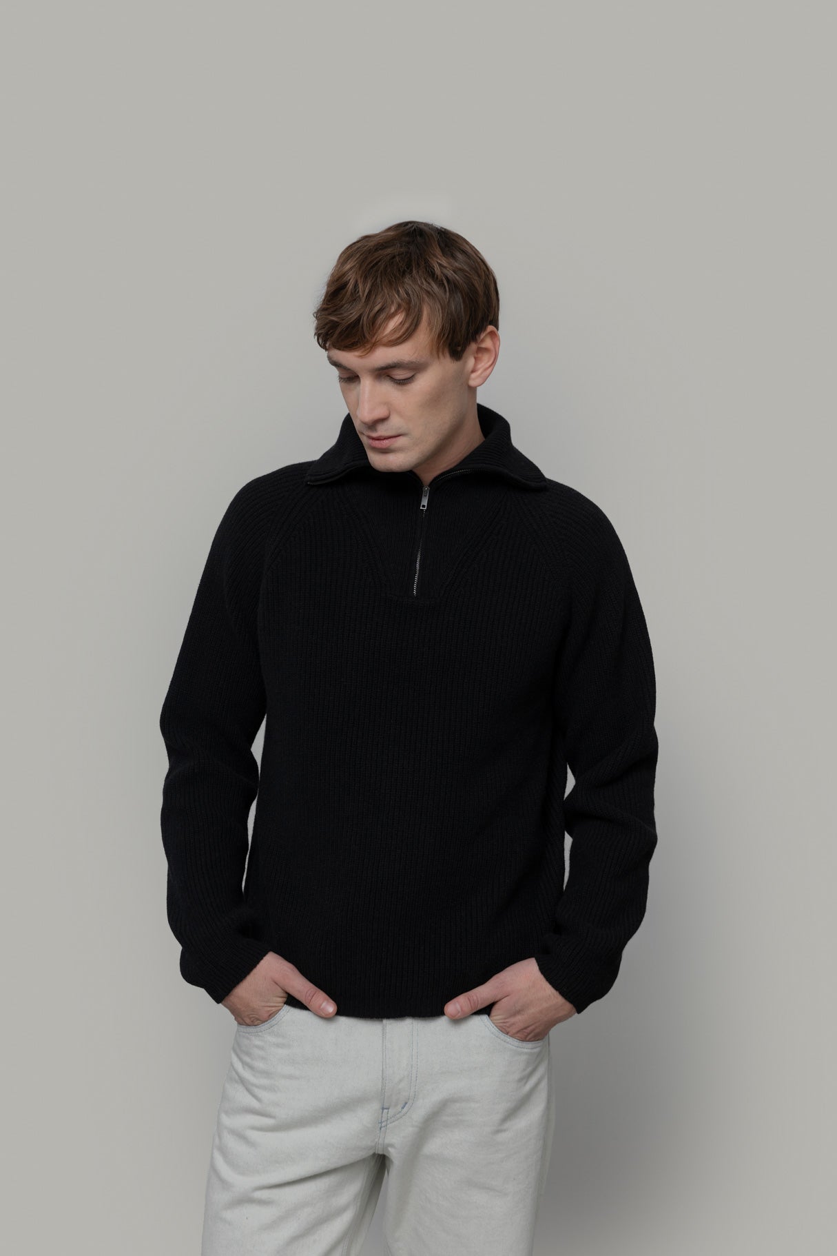 Half-Zip Sweater Stefano Black