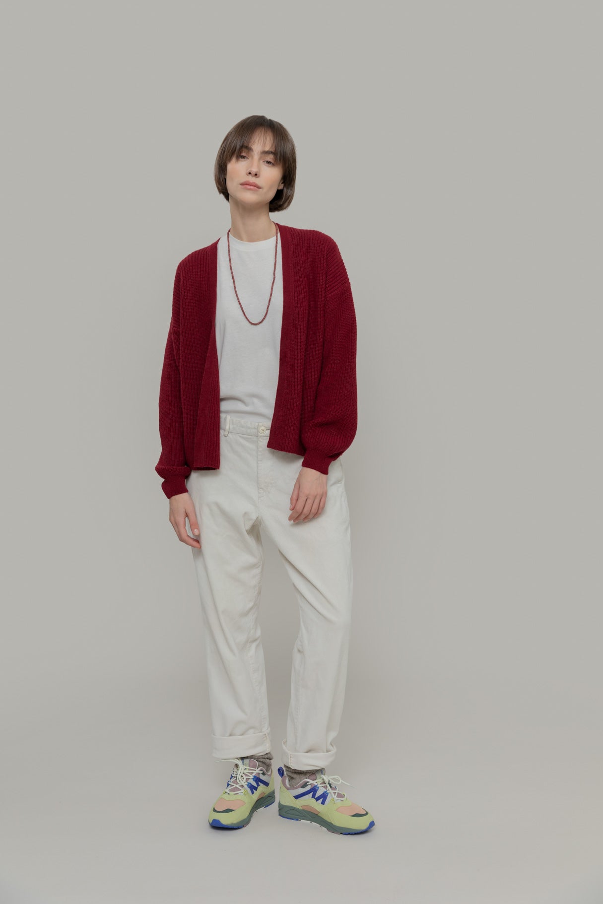 Kaschmir-Cardigan Margherita Rot