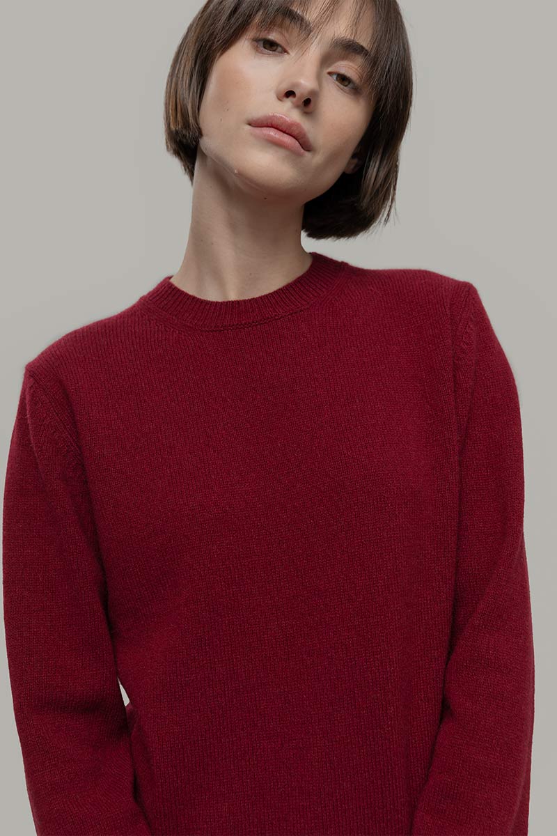 Kaschmir Pullover Edda Rot