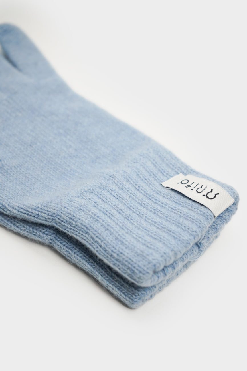 Women cashmere gloves Anita Light Blue