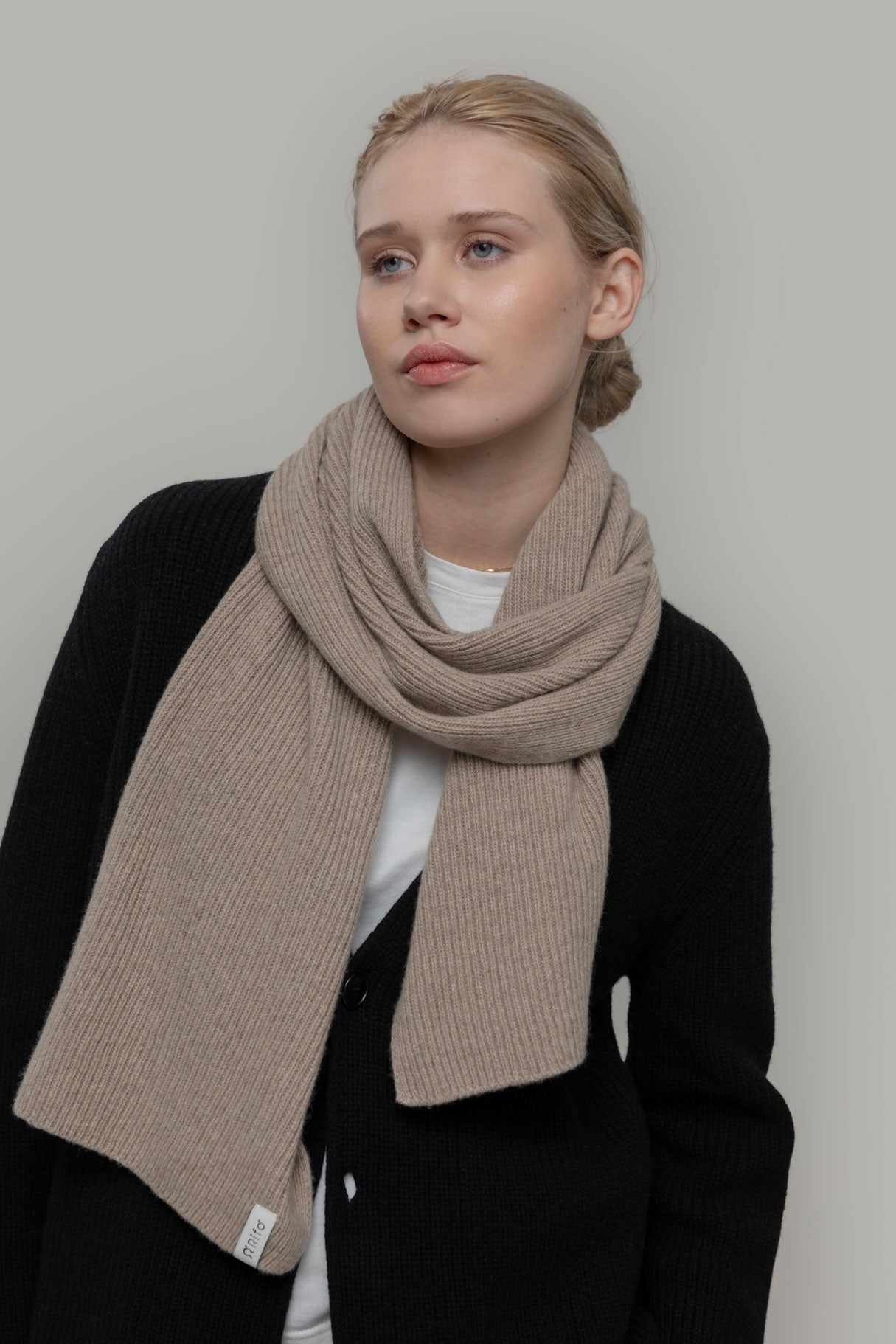 Écharpe Federico Beige Sable