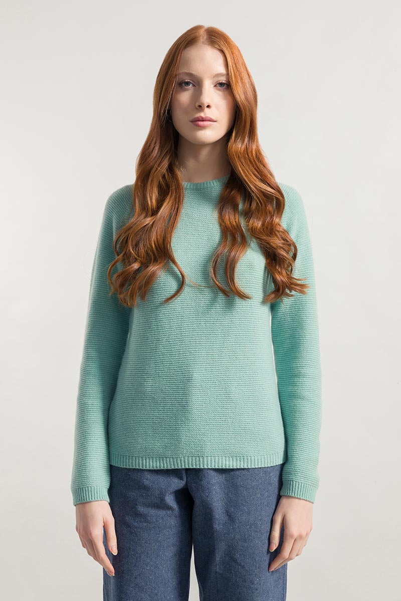 Cashmere sweater Giulietta Mint Green
