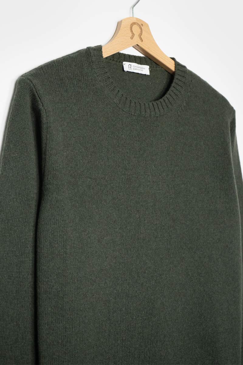 Cashmere Sweater Romeo Forest green