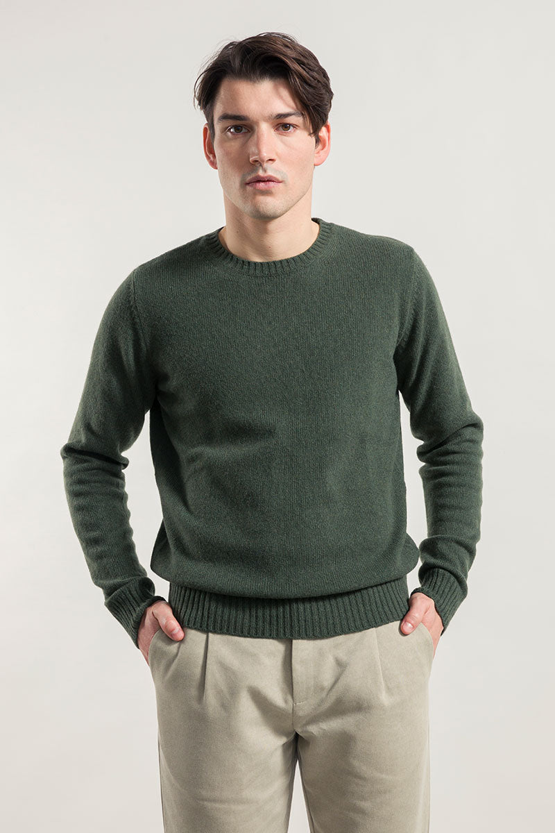 Cashmere Sweater Romeo Forest green