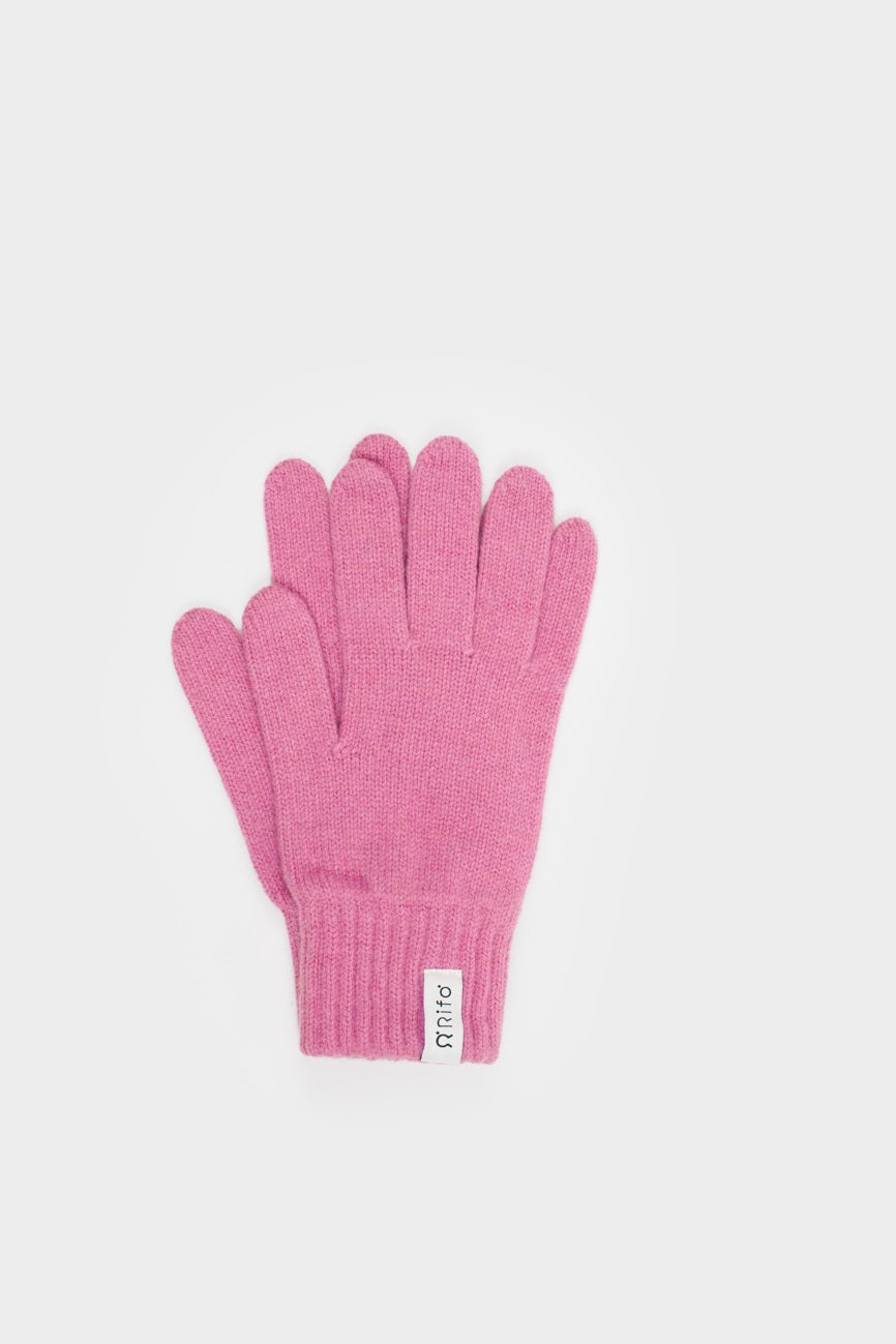 Gants femme en cachemire Anita rose