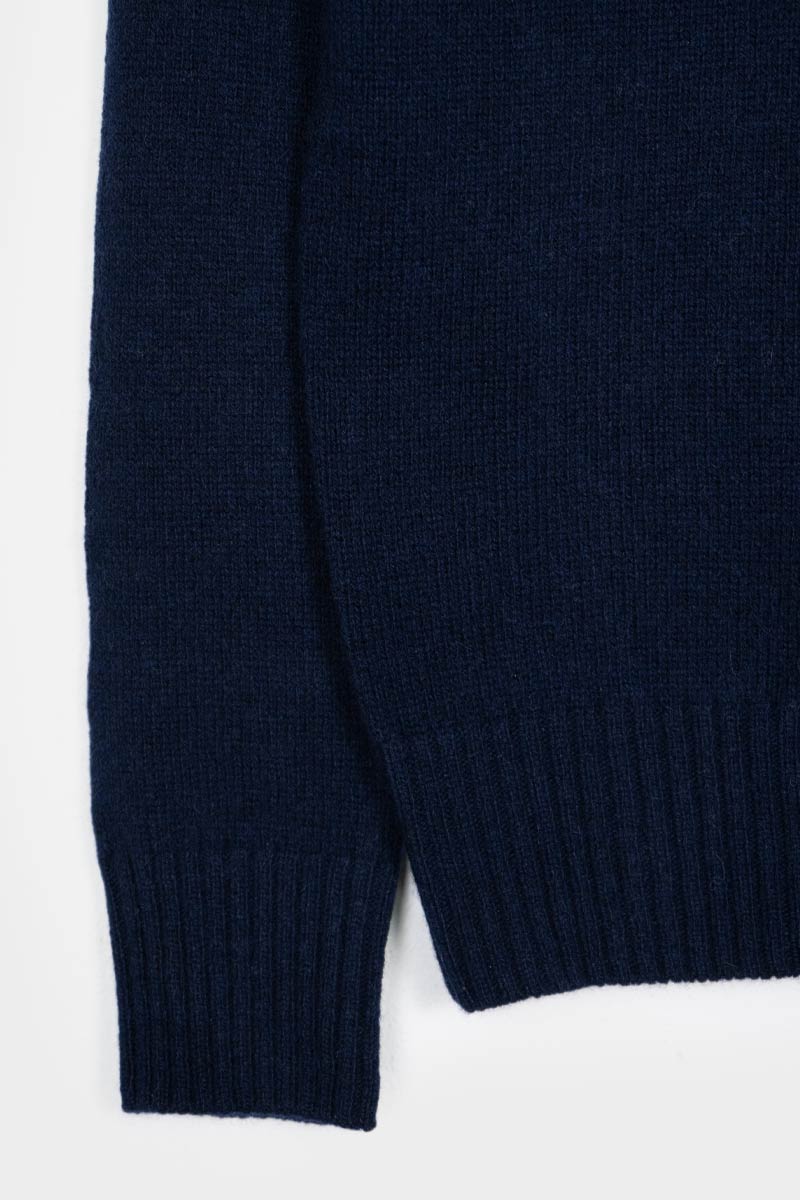 Recycled fine wool Sweater Laura Navy