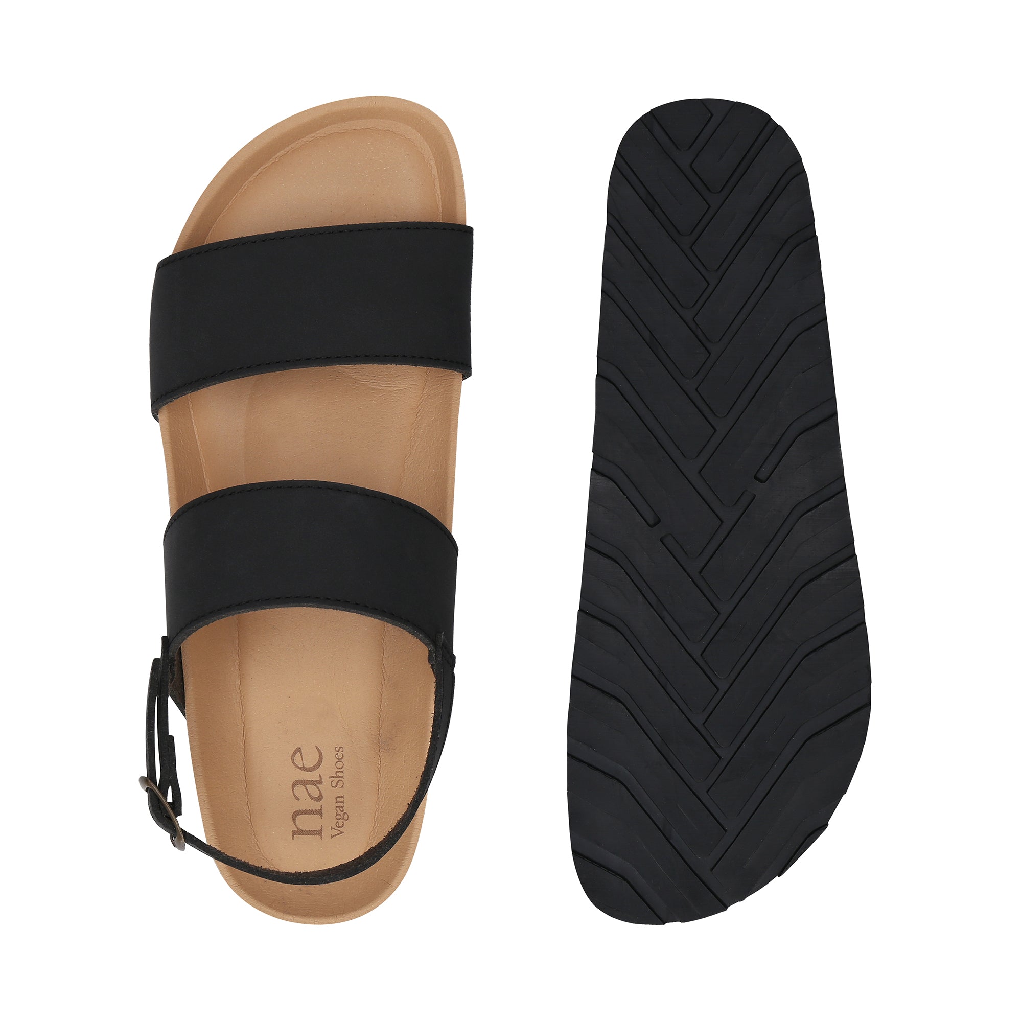 Sandales noires Savai