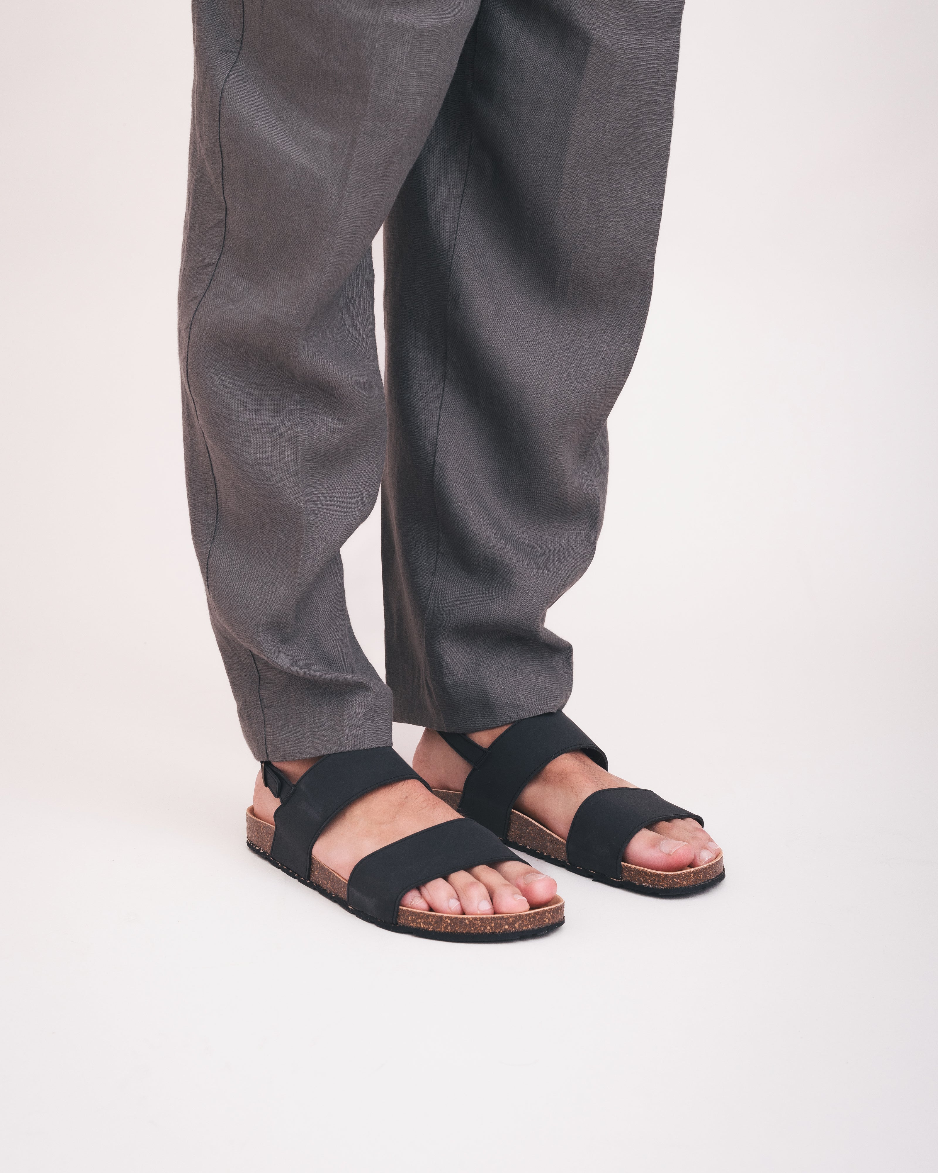 Sandales noires Savai