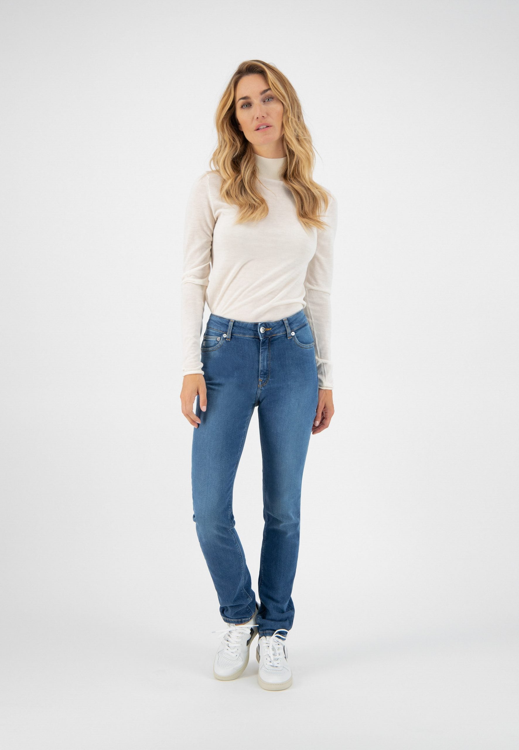 Organic Jeans, Jenn Dungaree - Old Stone