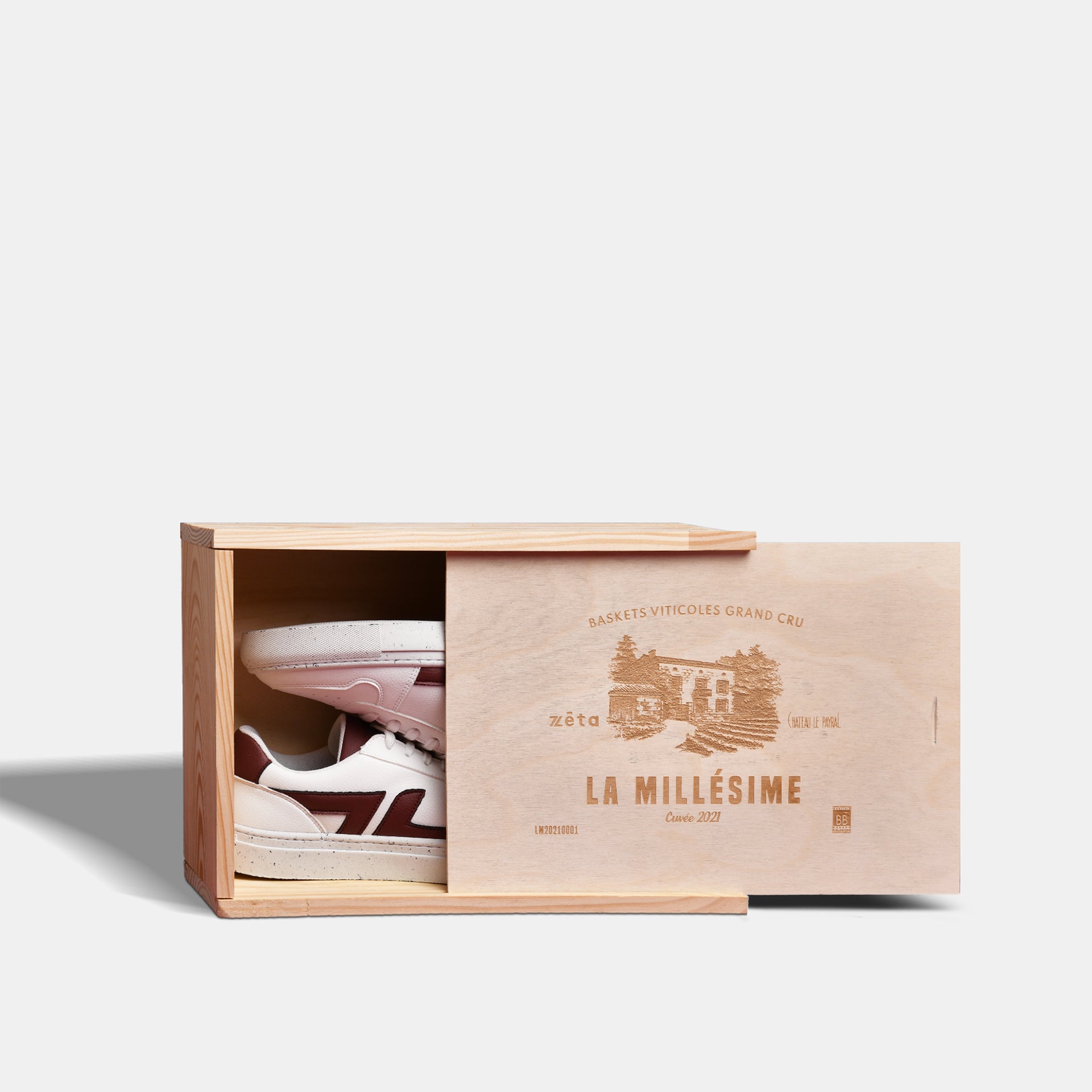 Vegane Unisex-Sneaker von Millésime Bordeaux