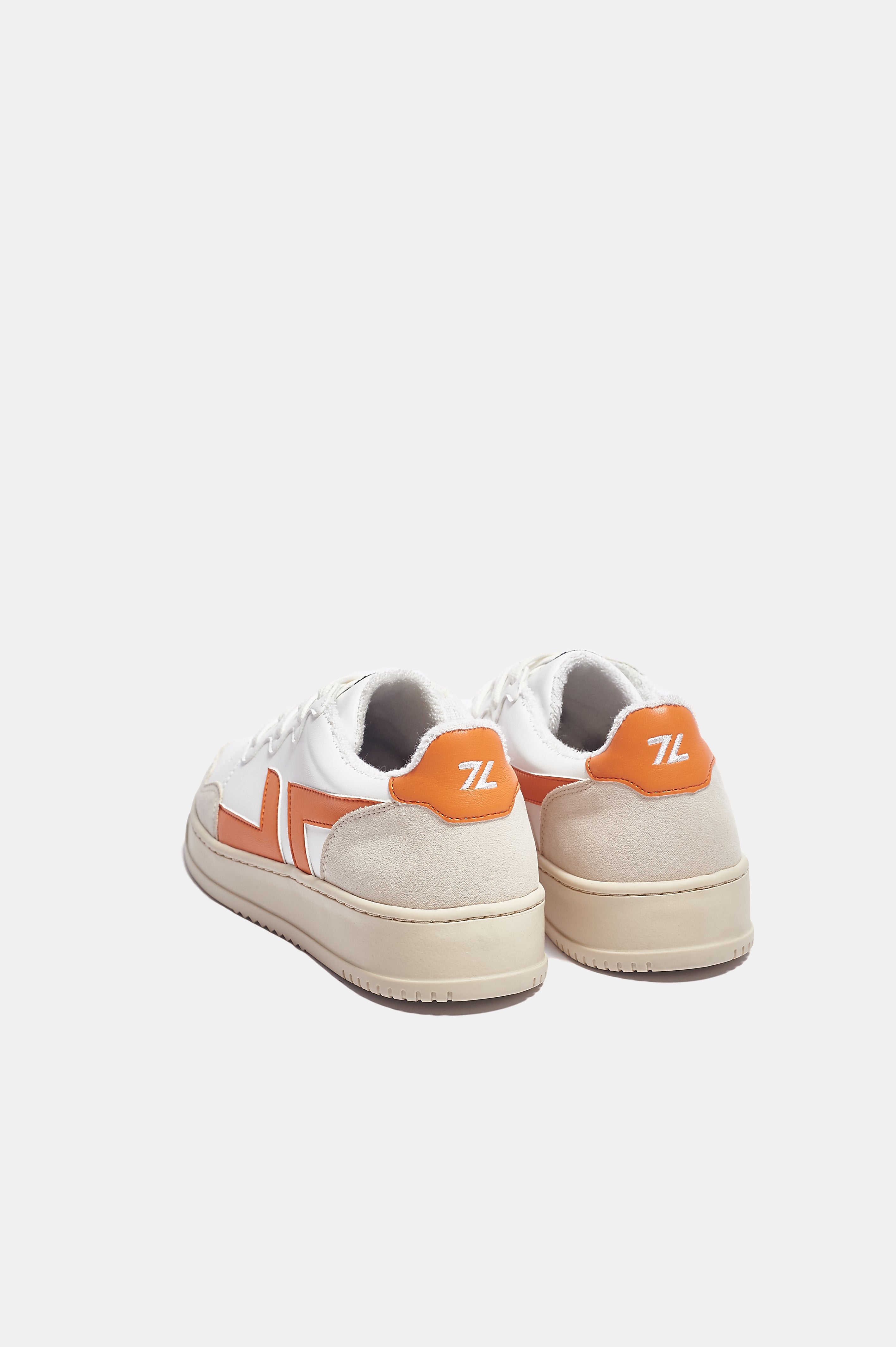 Beta Orange vegan corn leather sneakers