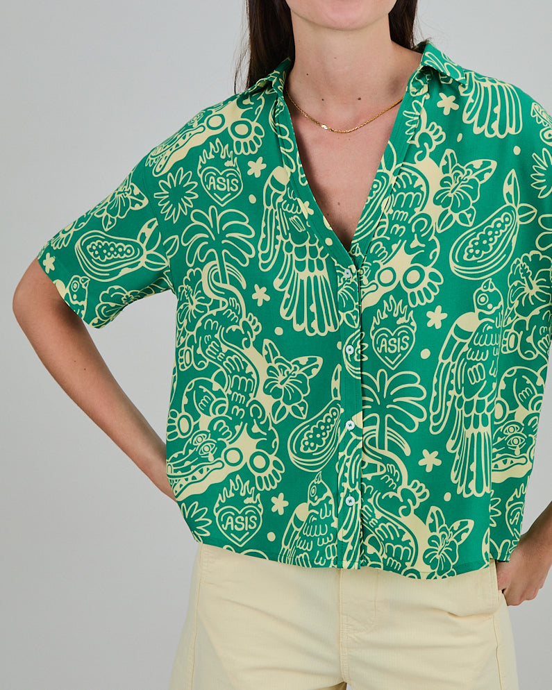 Blouse Crocodylus Vert