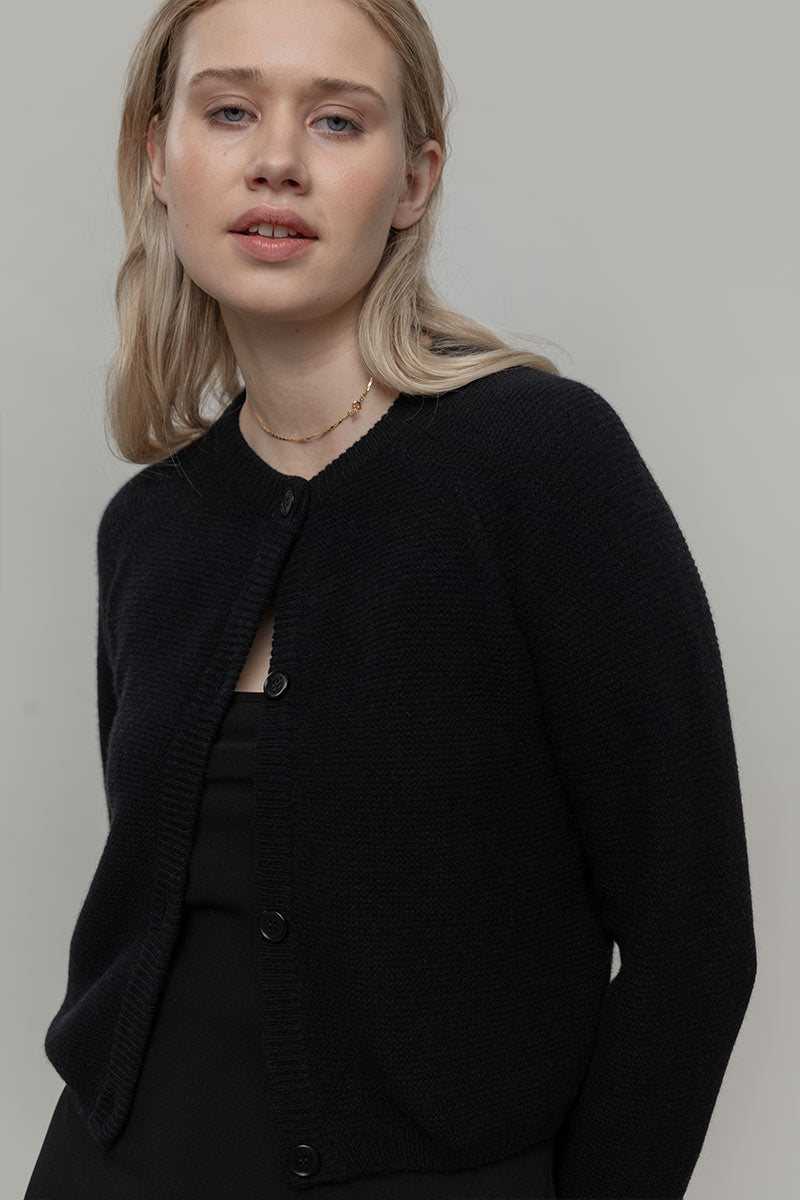 Mafalda Strickjacke Schwarz