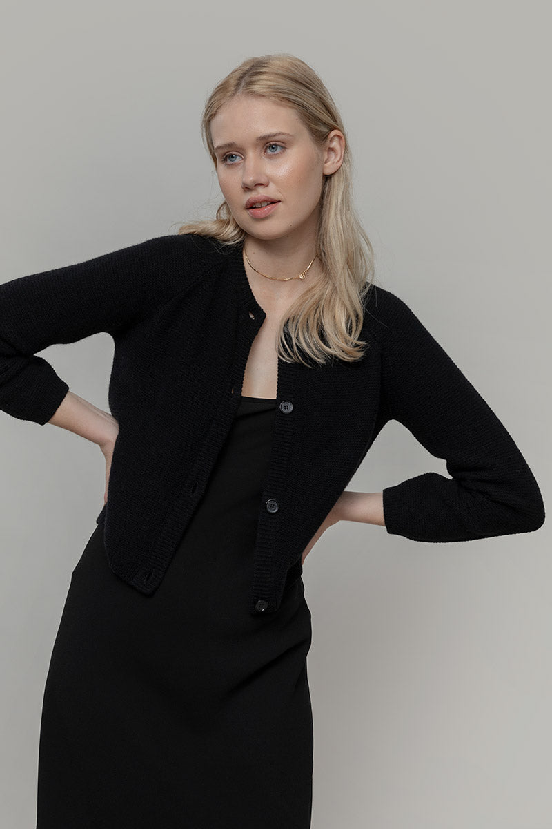 Mafalda Strickjacke Schwarz