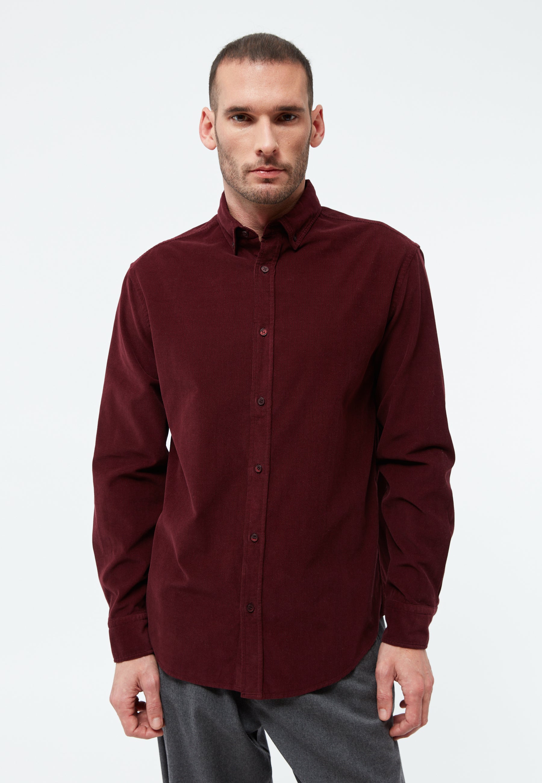 Fabio Wine Red Hemd