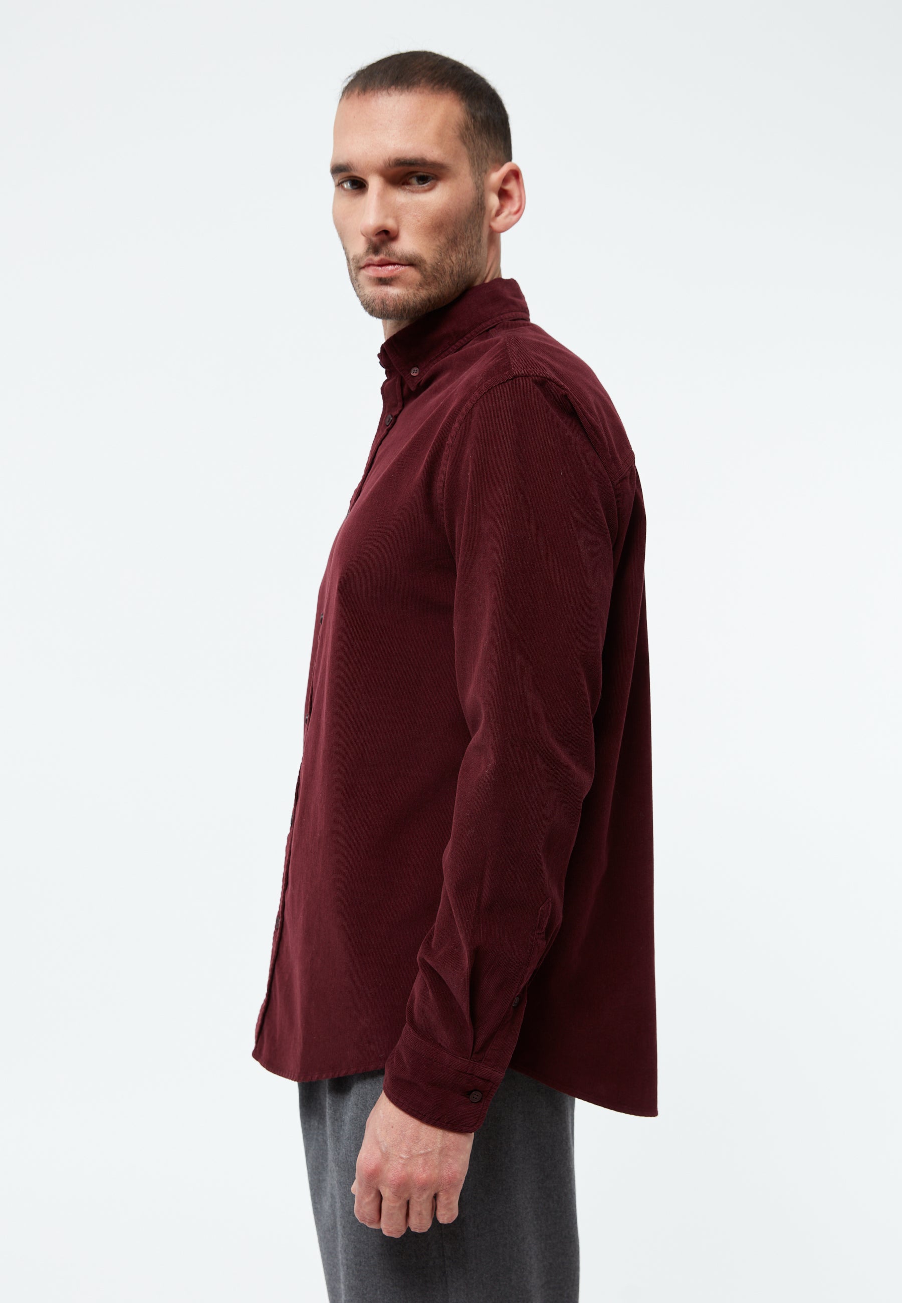 Fabio Wine Red Hemd