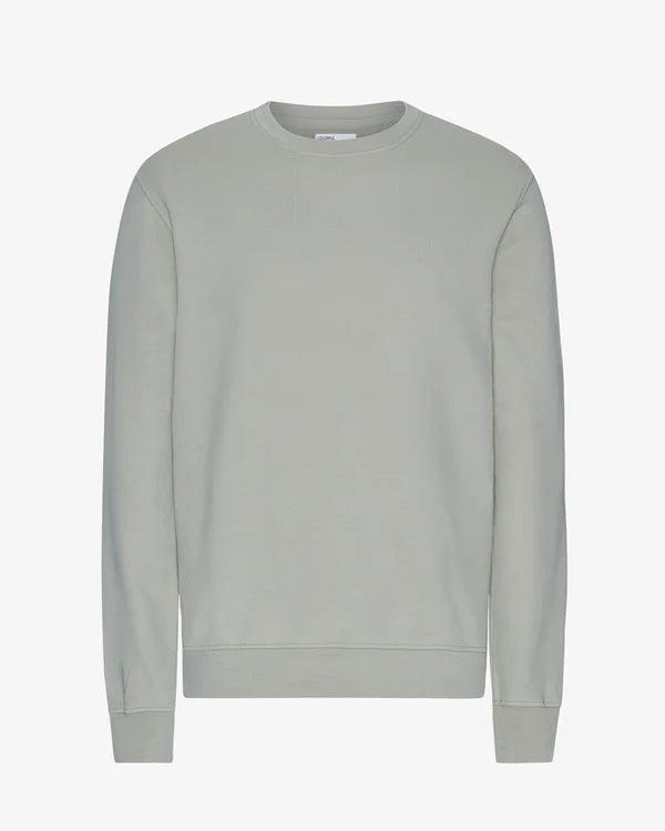 Classic Organic Crewneck Steel Blue