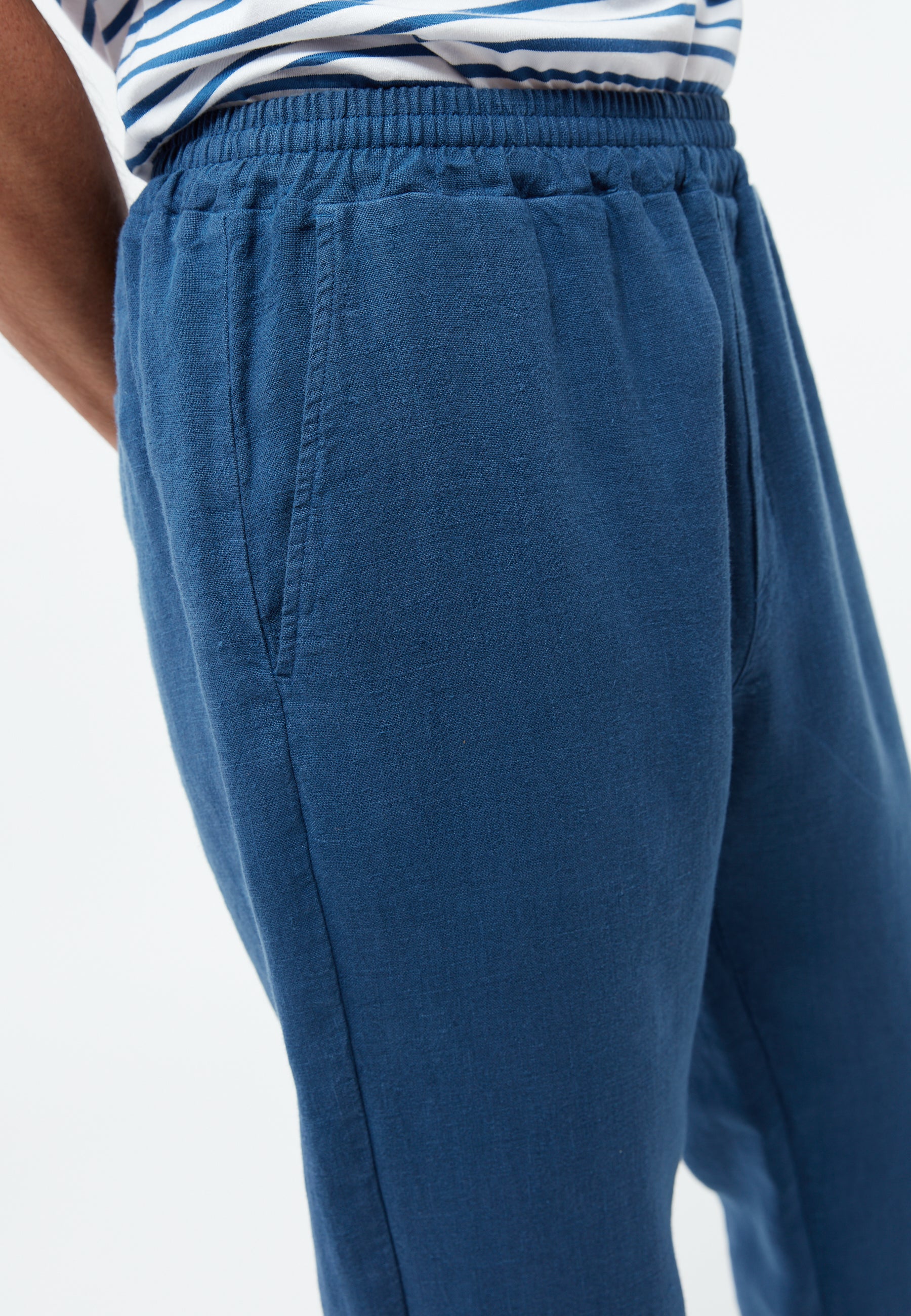 Linen Trousers Eric Blazing Blue