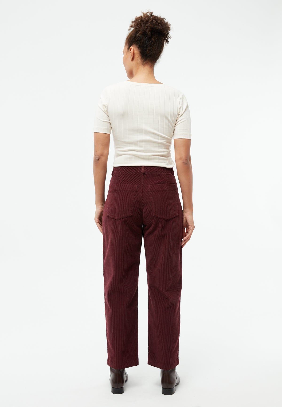 Coralie Wine Red Hose