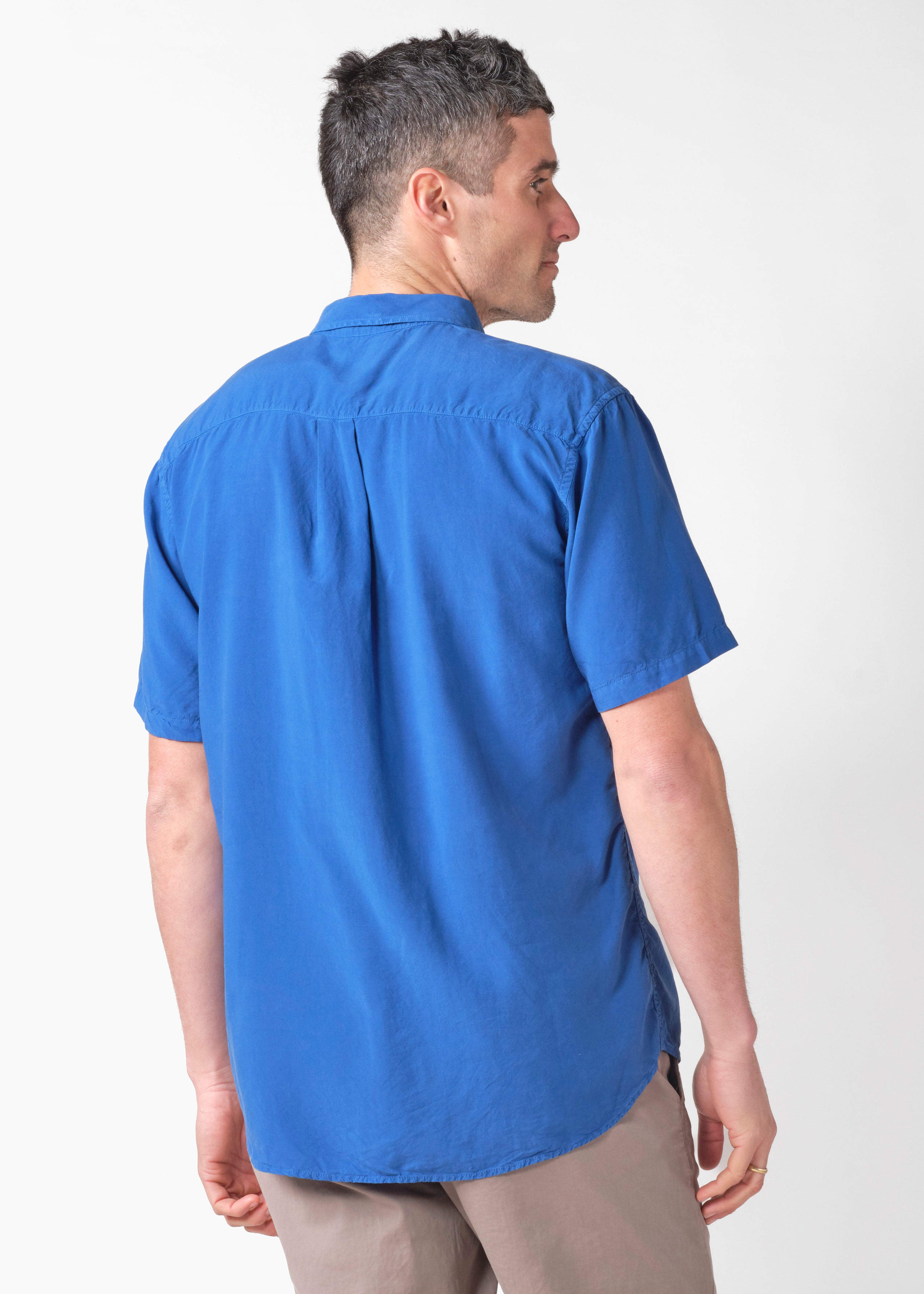 Short Sleeve Shirt Mikkel Surf Blue