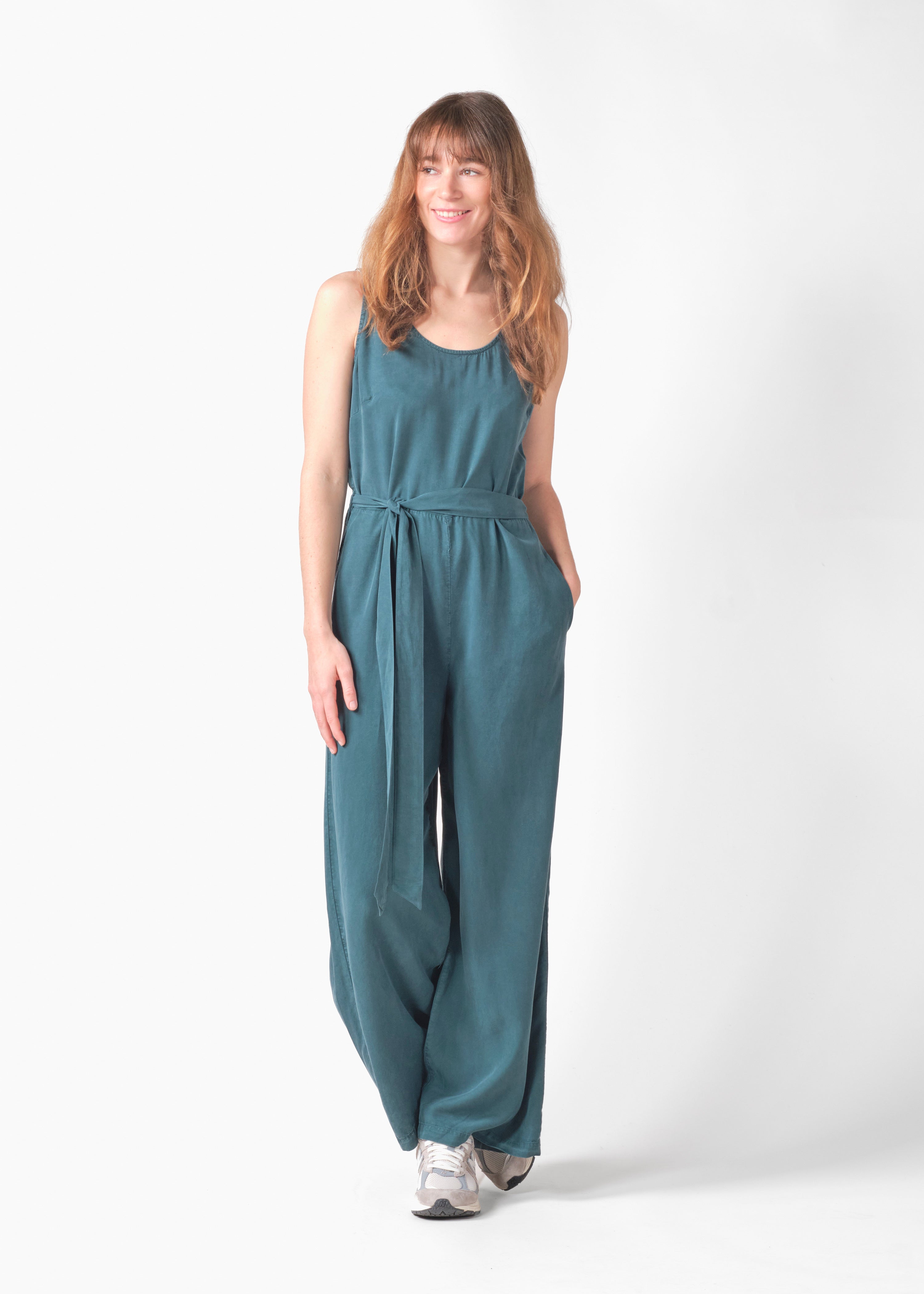 Sleeveless Jumpsuit Herdis Moss Green