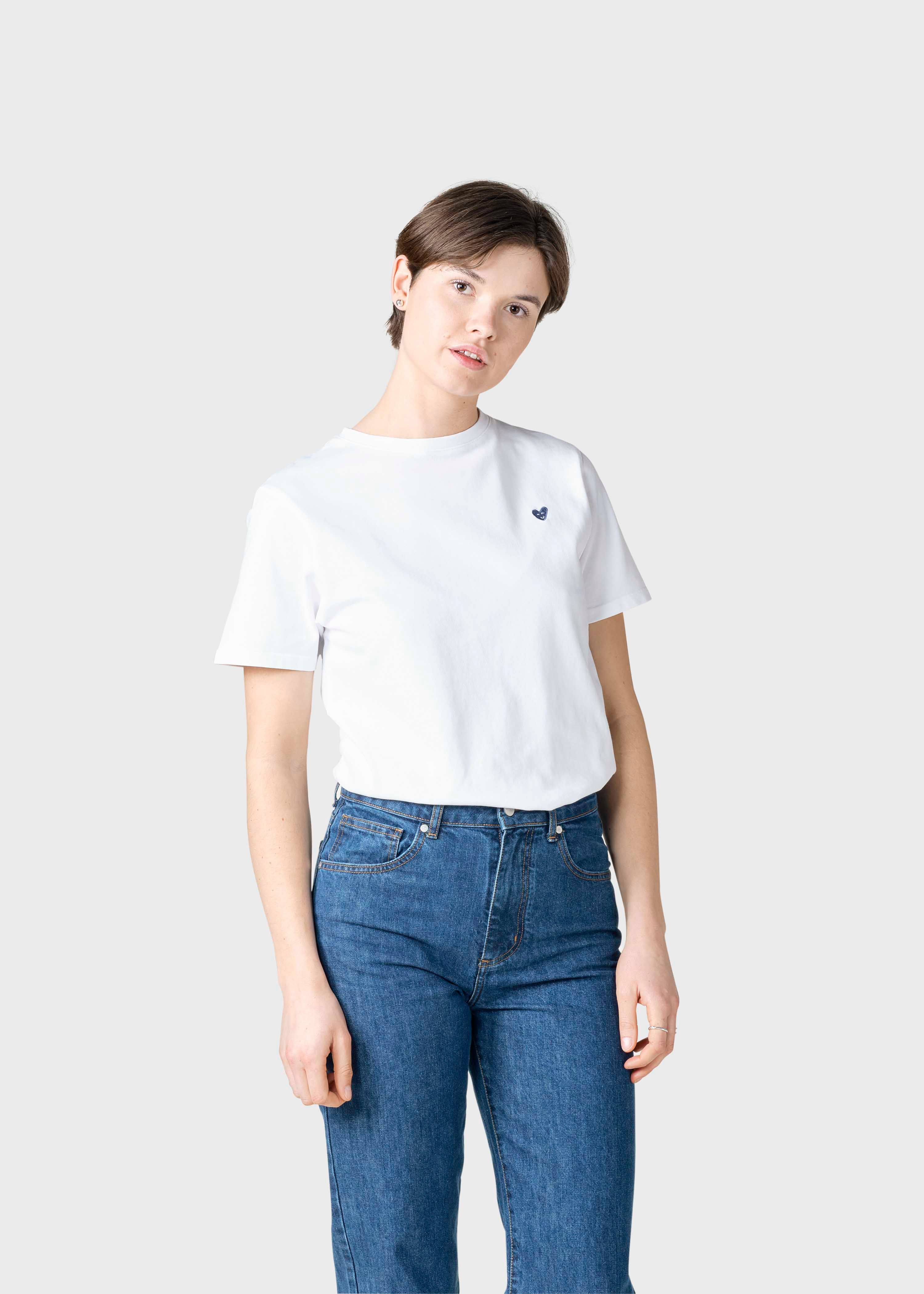 T-Shirt oversize Heart Blanc