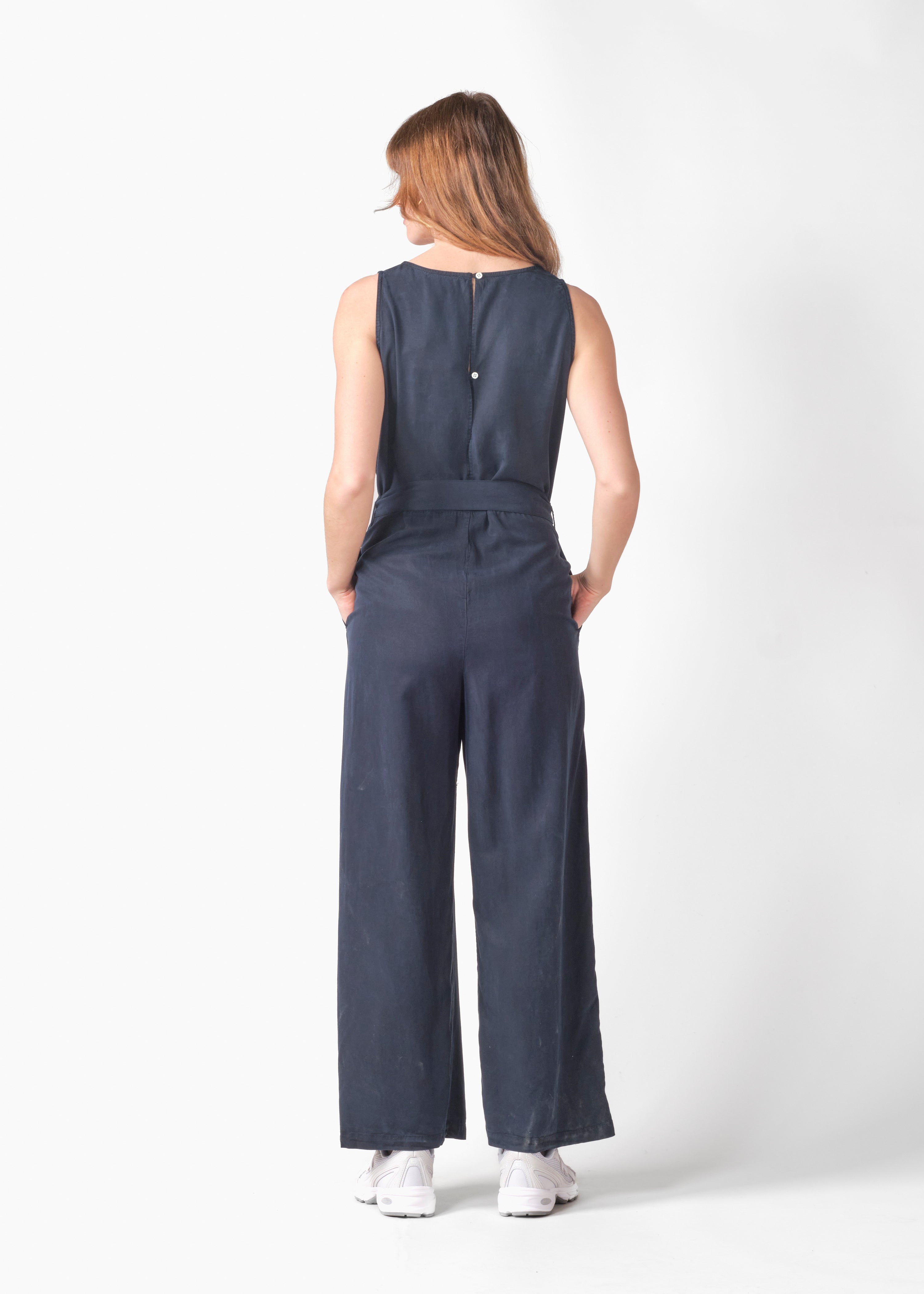 Sleeveless Jumpsuit Herdis Navy
