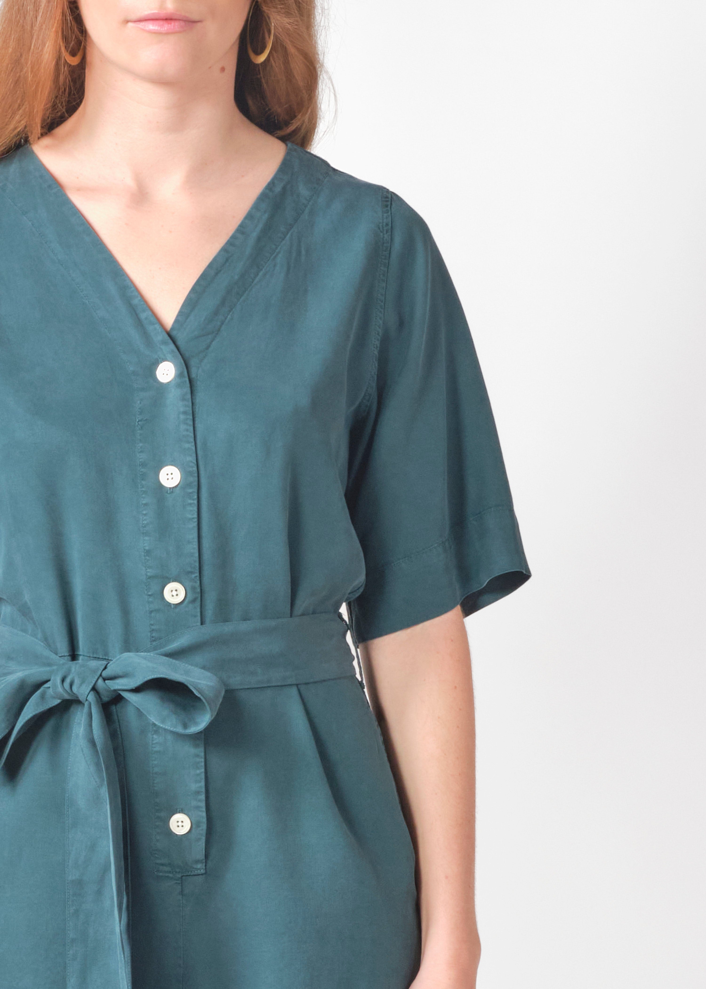 Combi courte Marna vert mousse