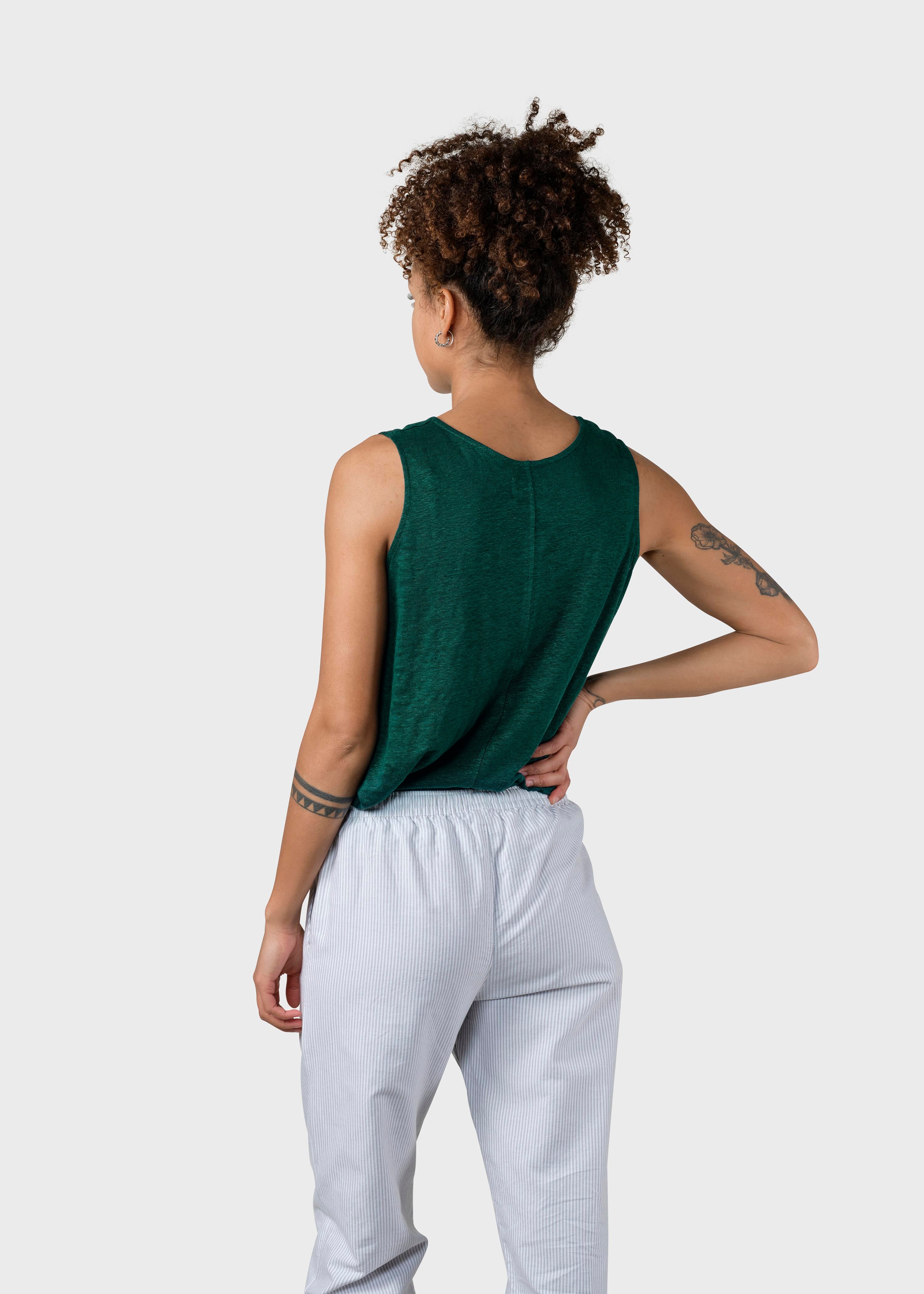 Leinen TankTop Dee Grün