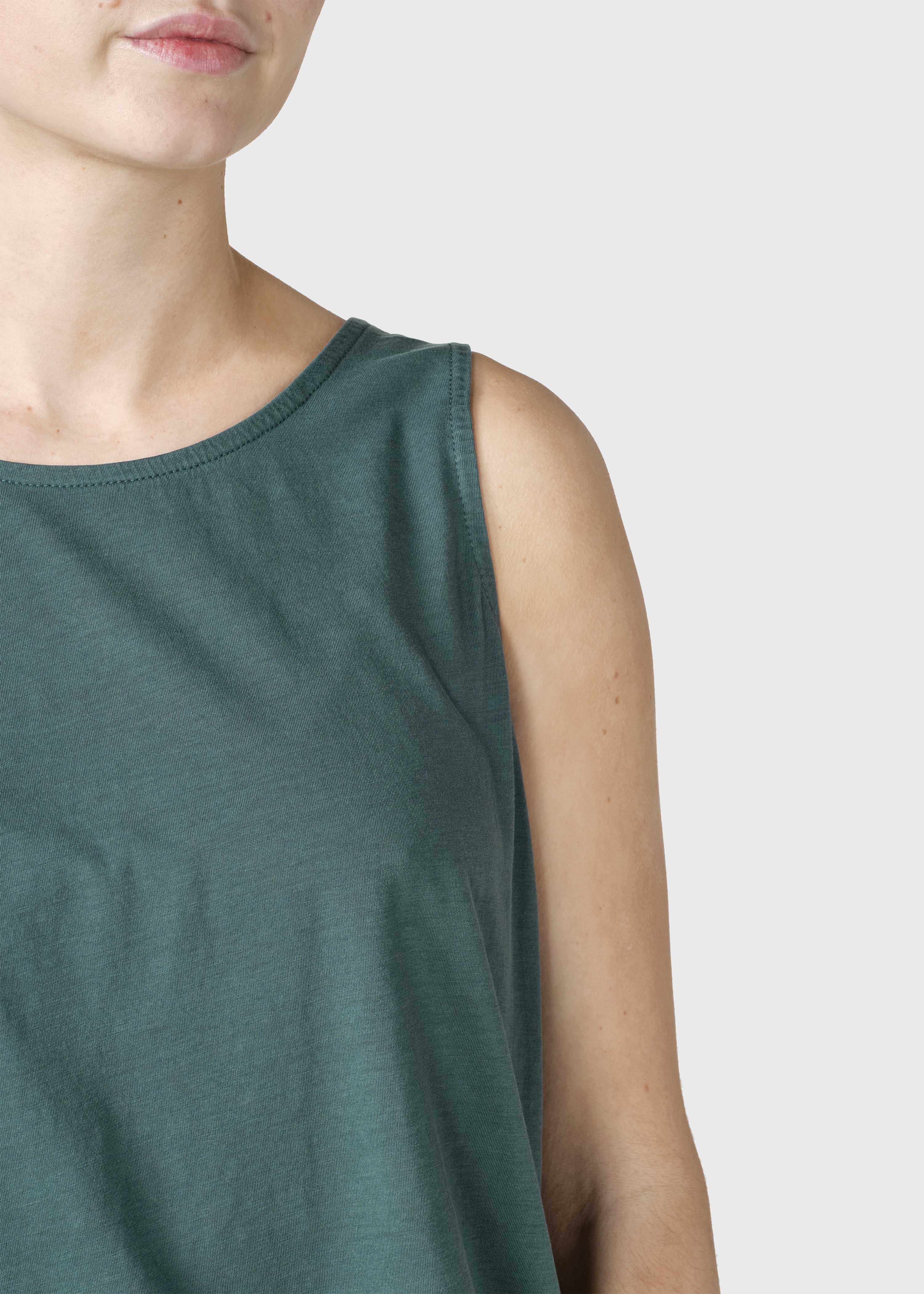 Top sans manches Aliya Vert