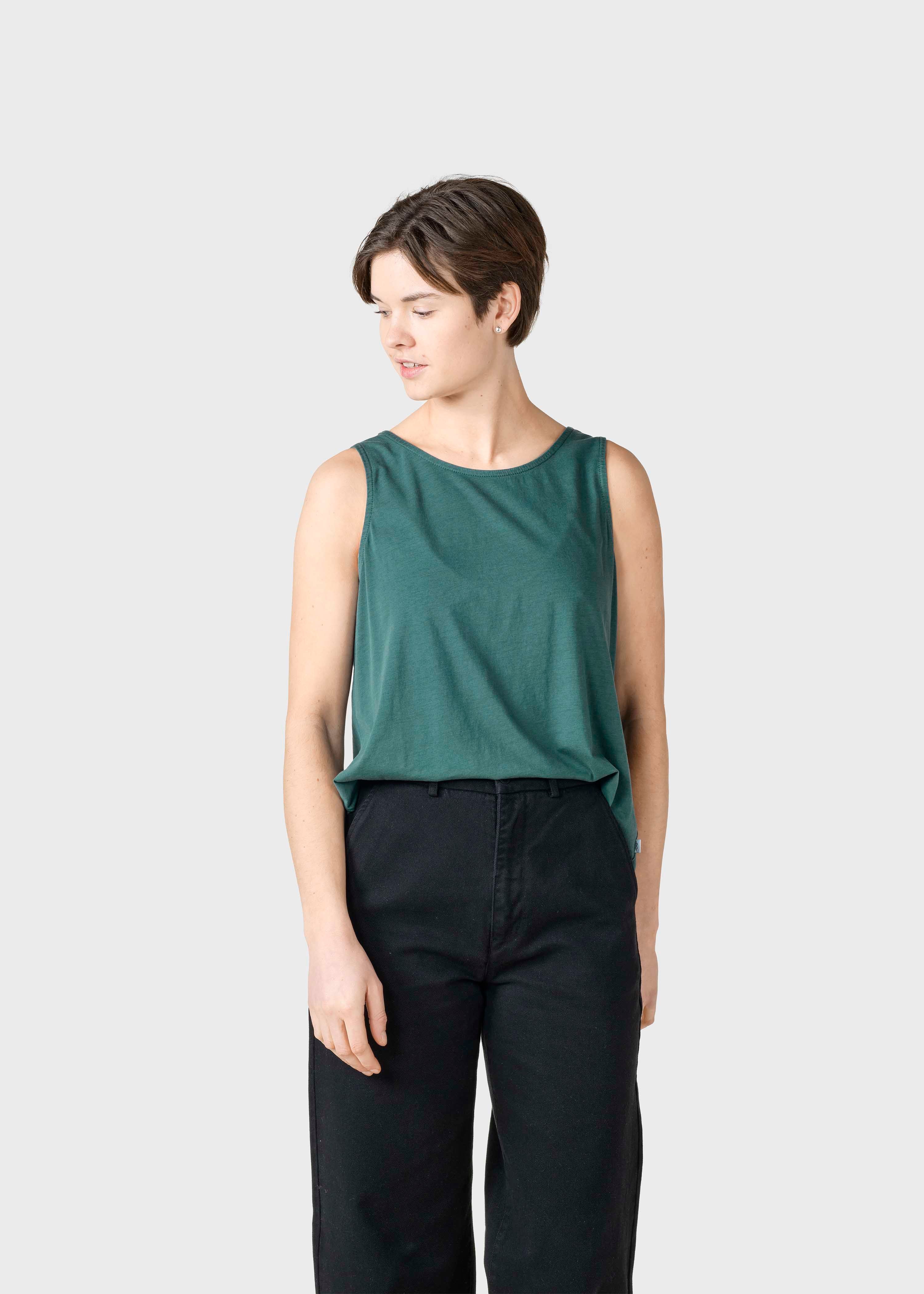 Top sans manches Aliya Vert