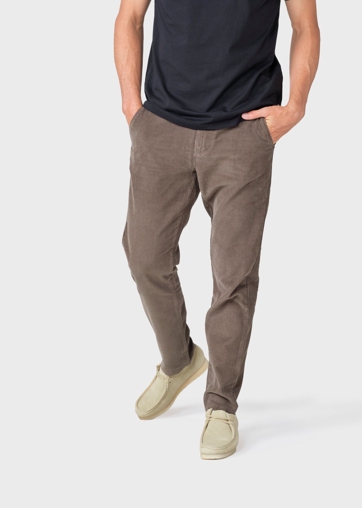 Chino côtelé Allan Taupe