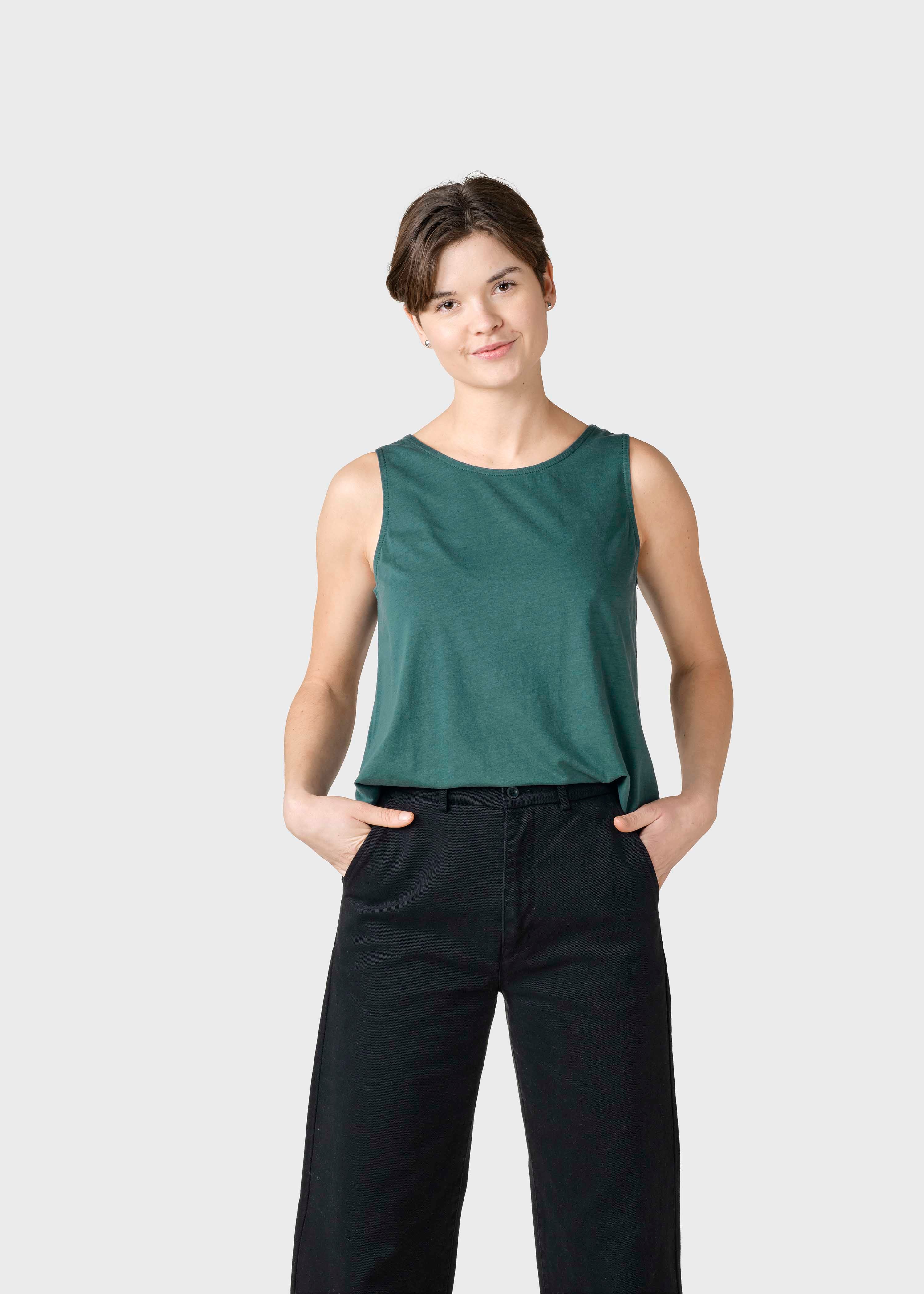 Ärmelloses Top Aliya Grün