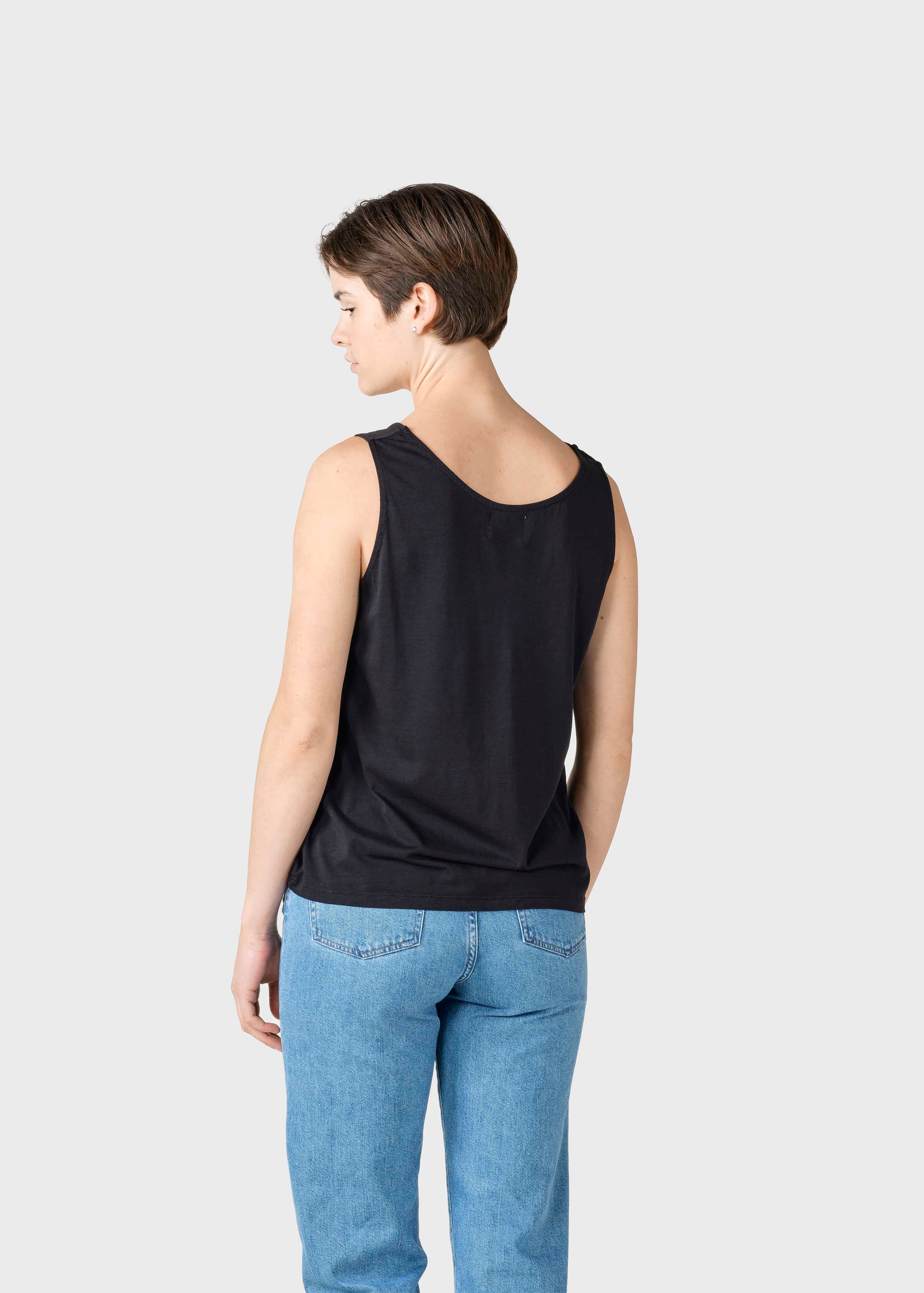 Ärmelloses Top Aliya Schwarz