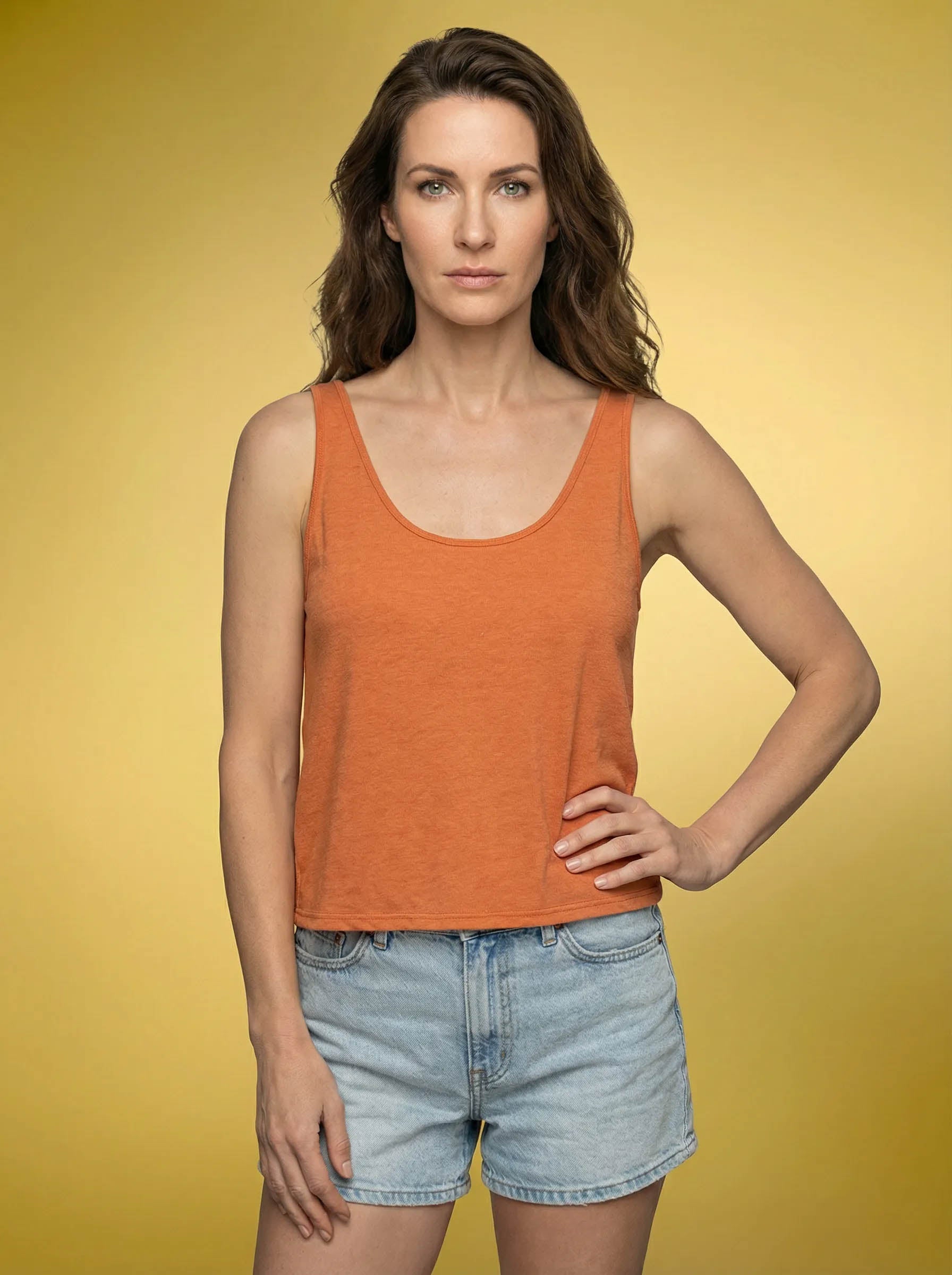 Alina Orange Tanktop
