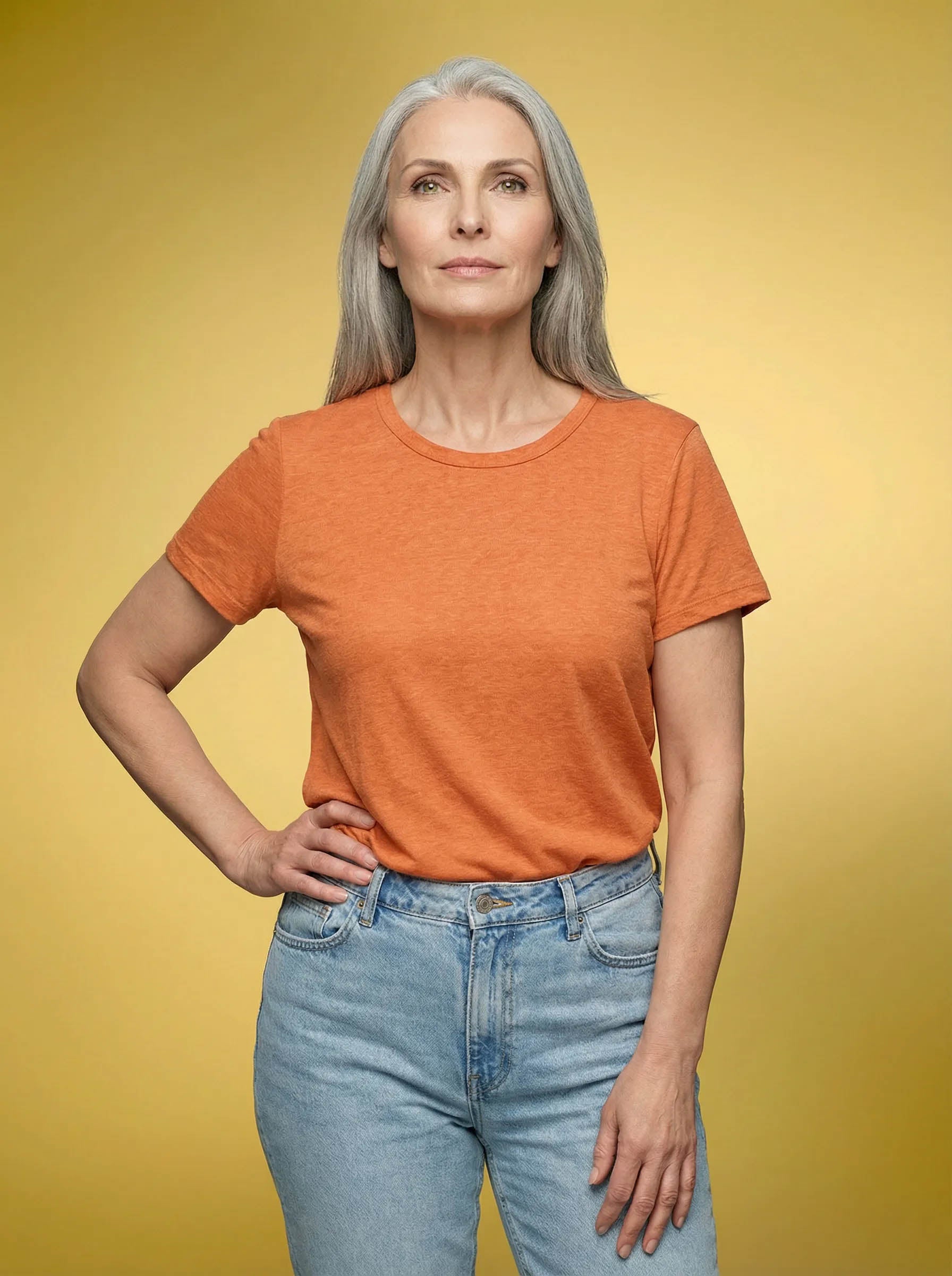 Alina Orange T-Shirt