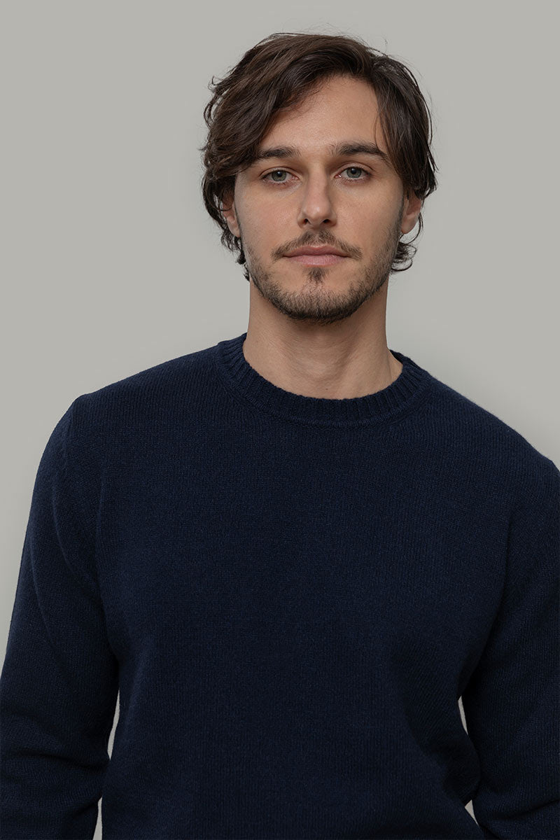 Pull Cachemire Roméo Bleu
