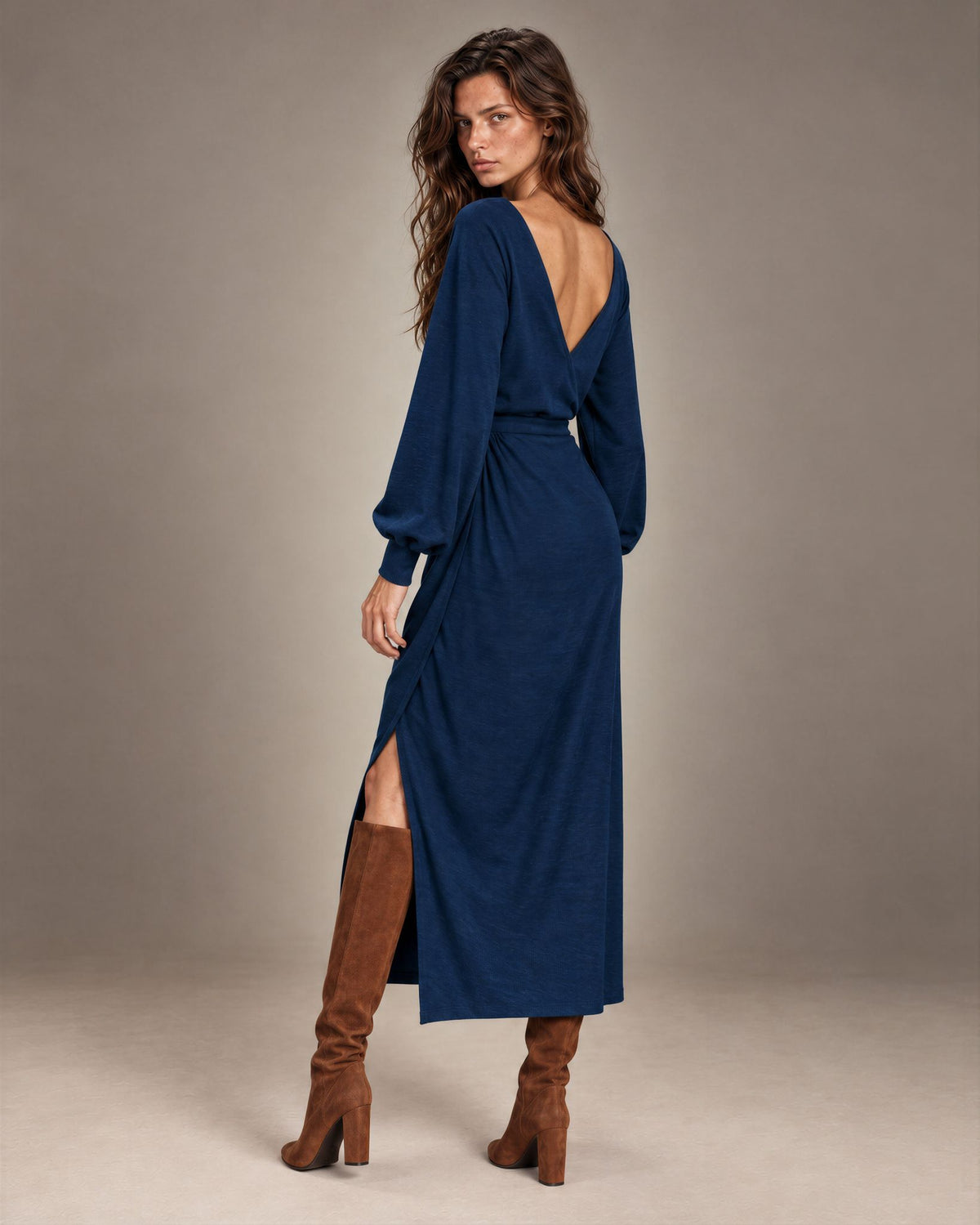 Long Dress Gwen Blue