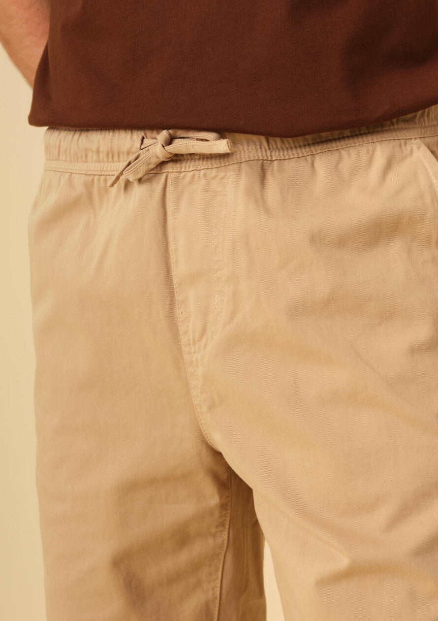 Maël Beige Bermuda Shorts