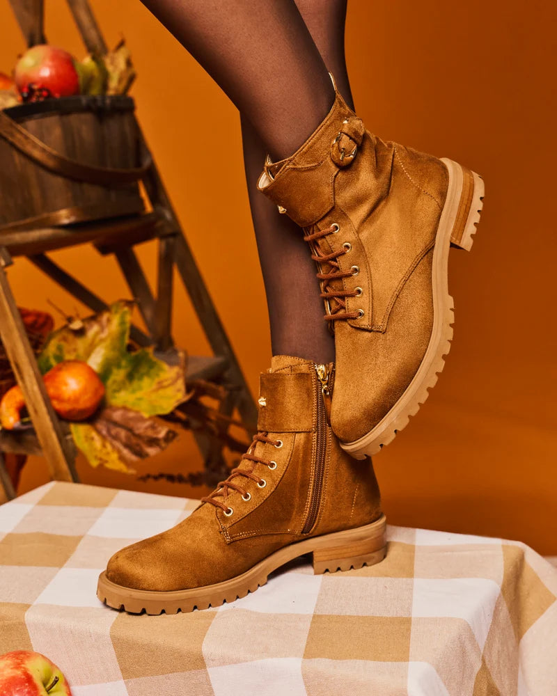 Stiefeletten Jupiter Haselnuss