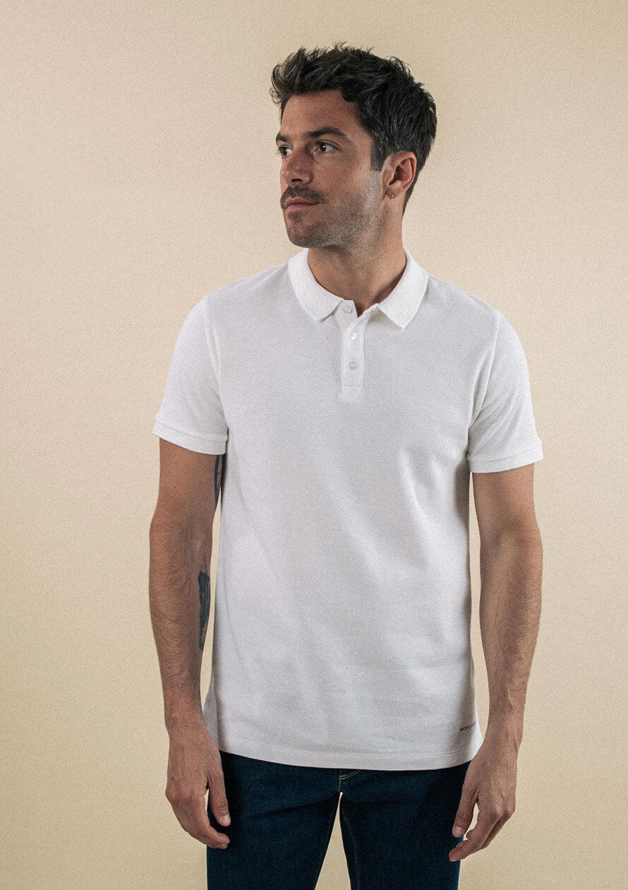 Amical Weiss Poloshirt