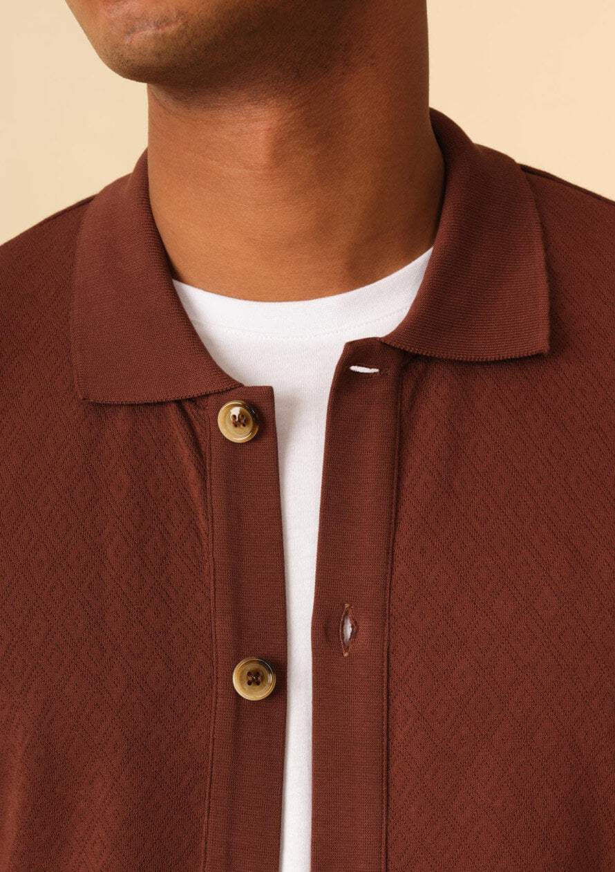 Poloshirt Reveur Braun
