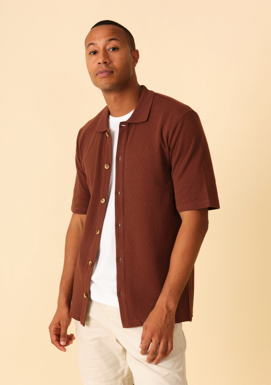 Poloshirt Reveur Braun