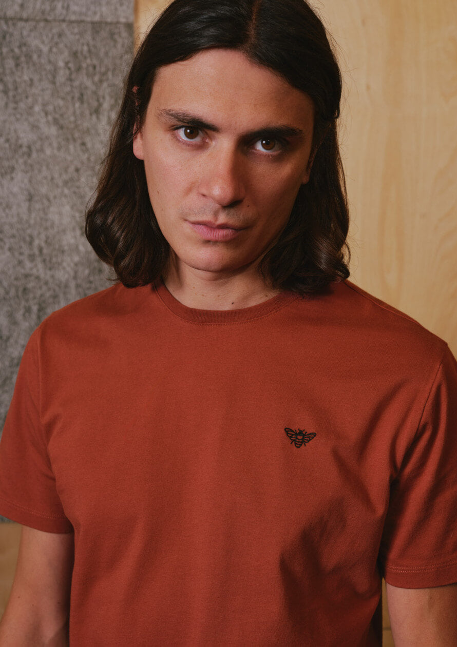 T-shirt Essaim Terracotta