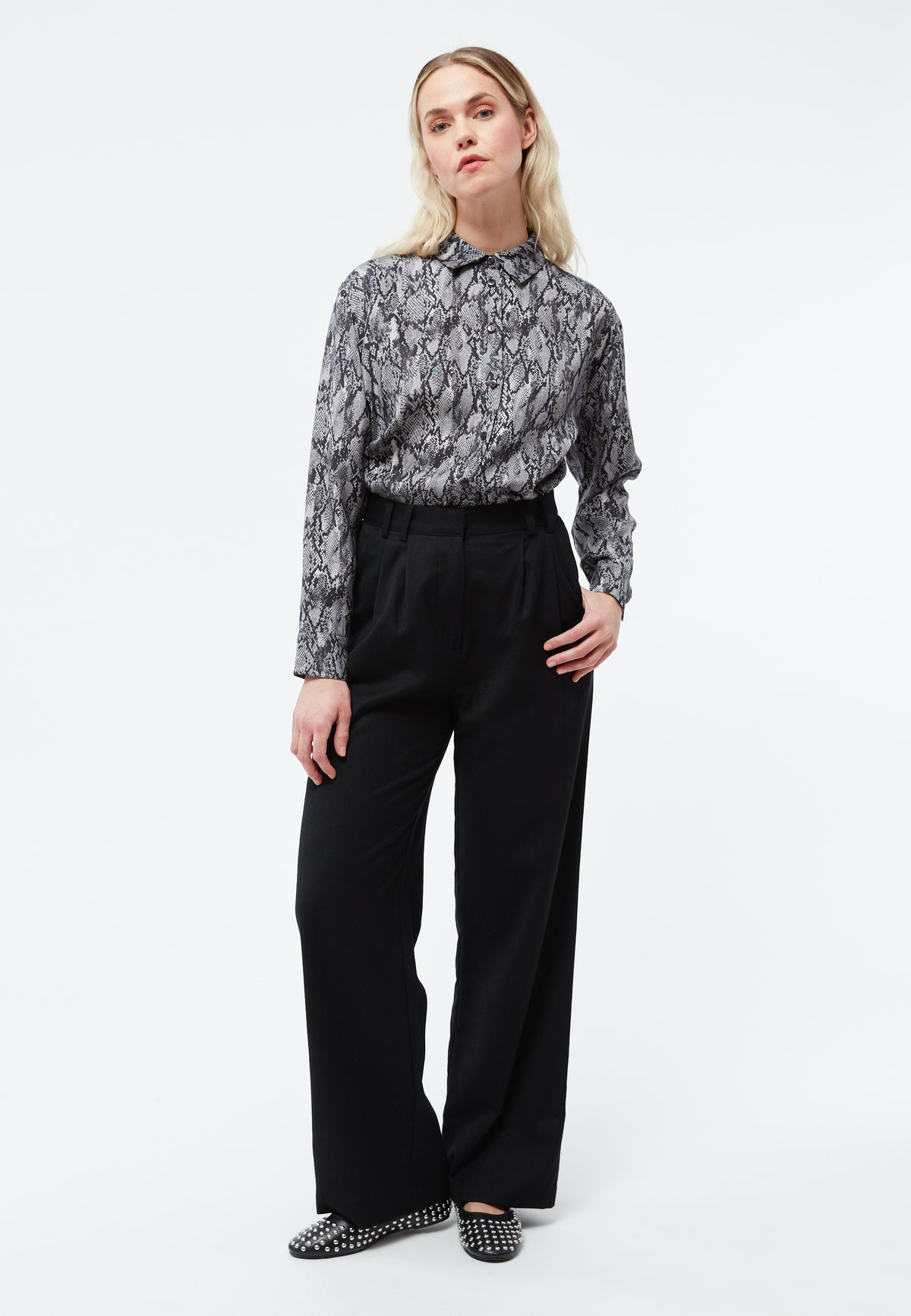 Linen Trousers Beatrice Black
