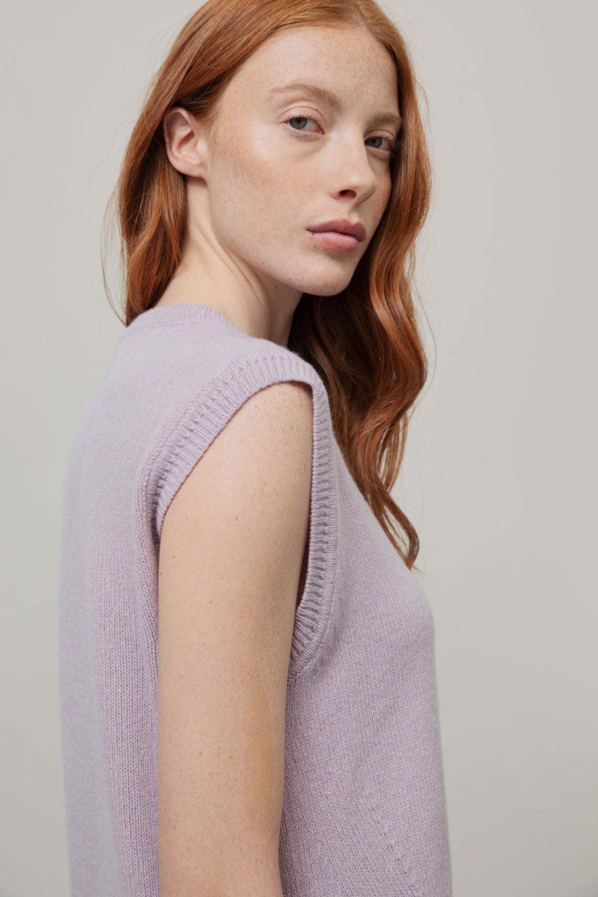 Sweater Vest Angela Lilac