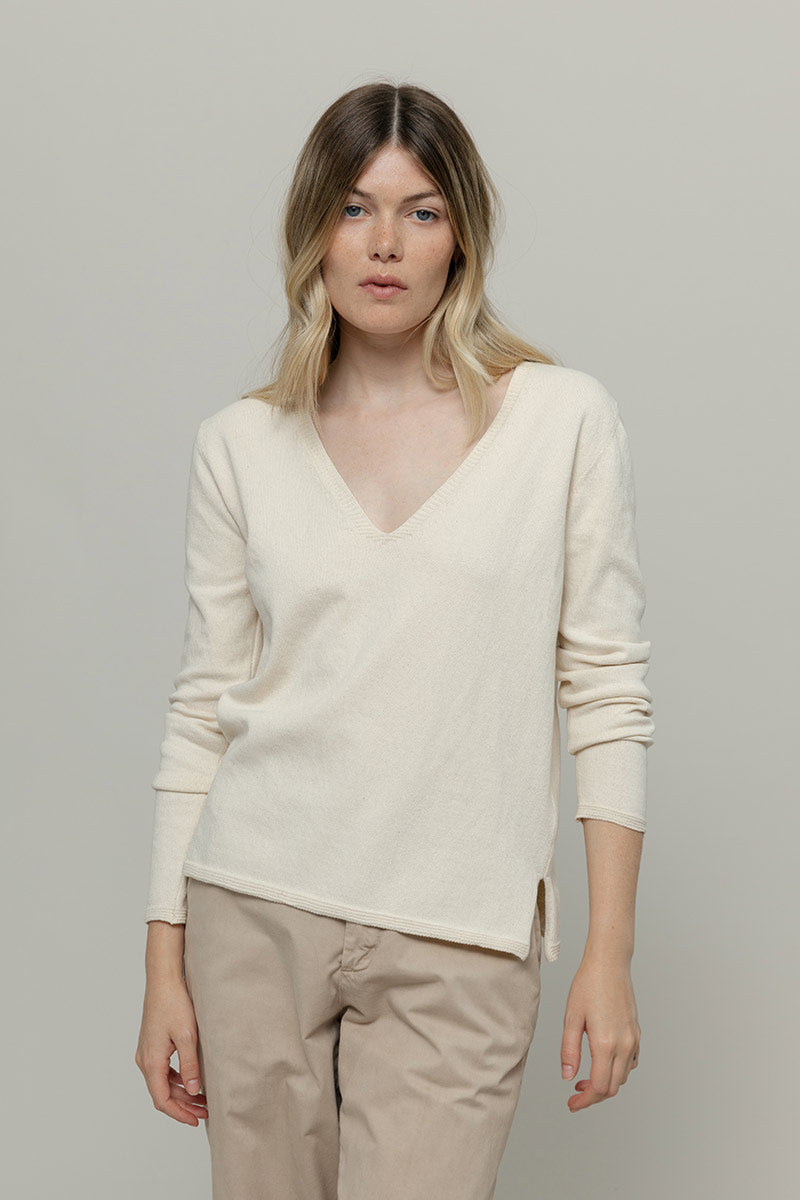 Pullover Aura écru