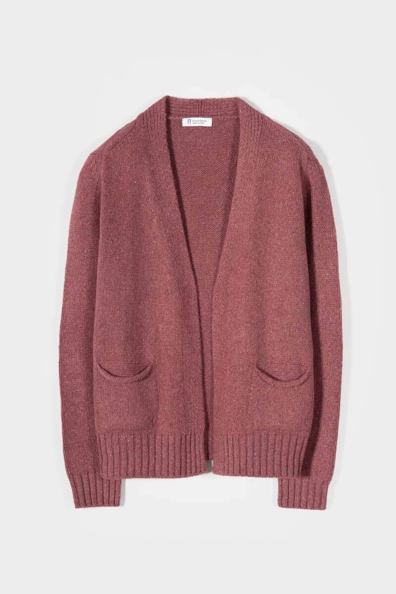 Cardigan Denise rouge grenade