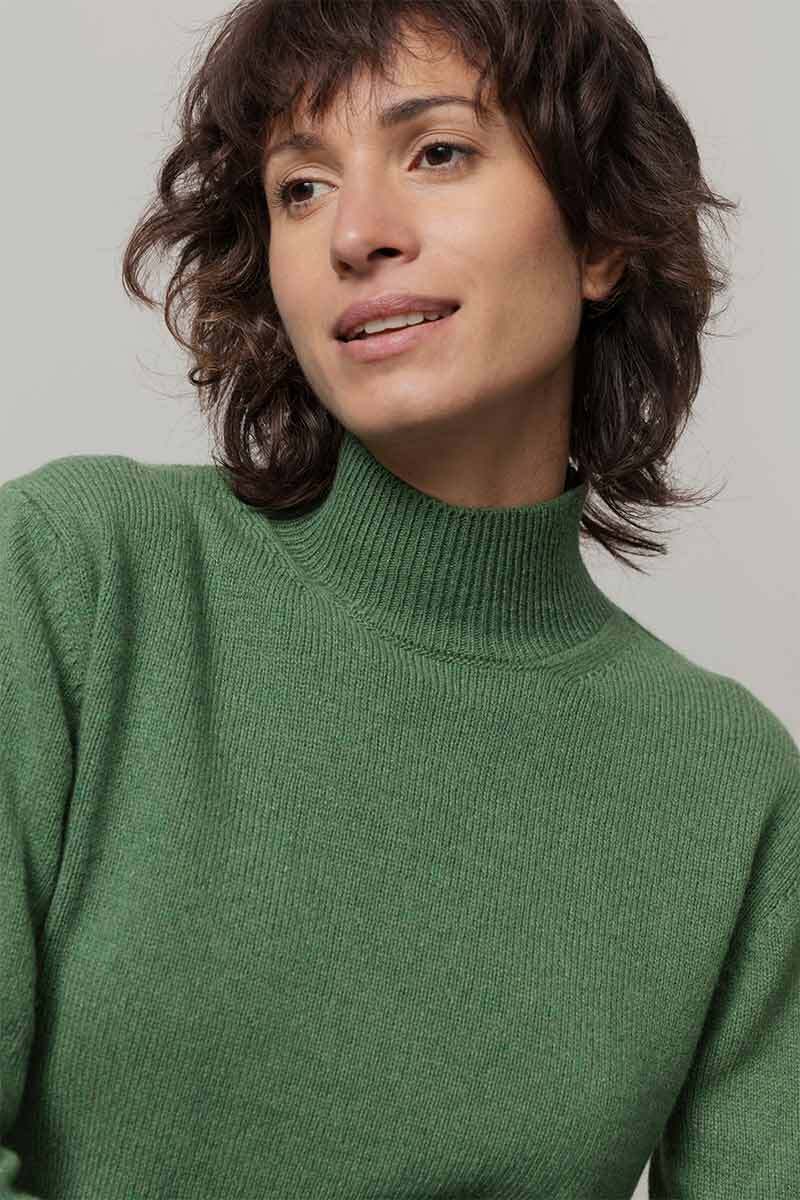 Cashmere Sweater Ada Green Bietola